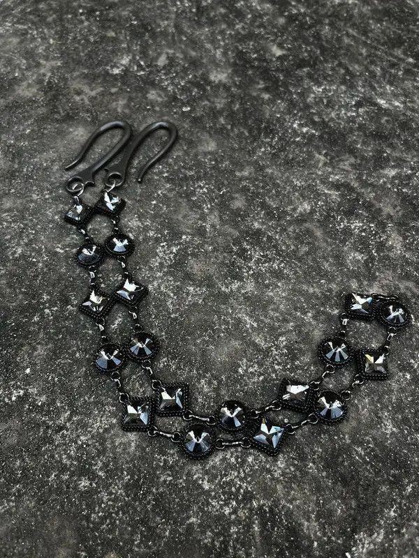 Jewelry Black Beaded Chain Accessory for Menswear Size ONE SIZE - 2 Thumbnail