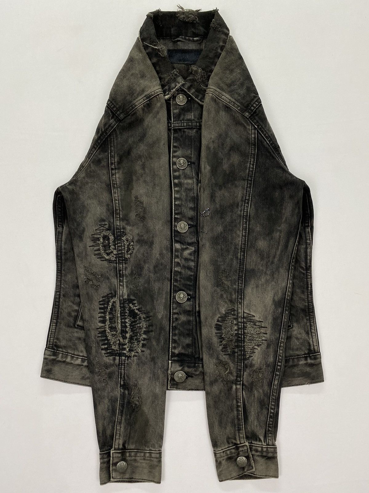 Abordage Hiromu Takahara Distressed Denim Jacket Denim Jackets