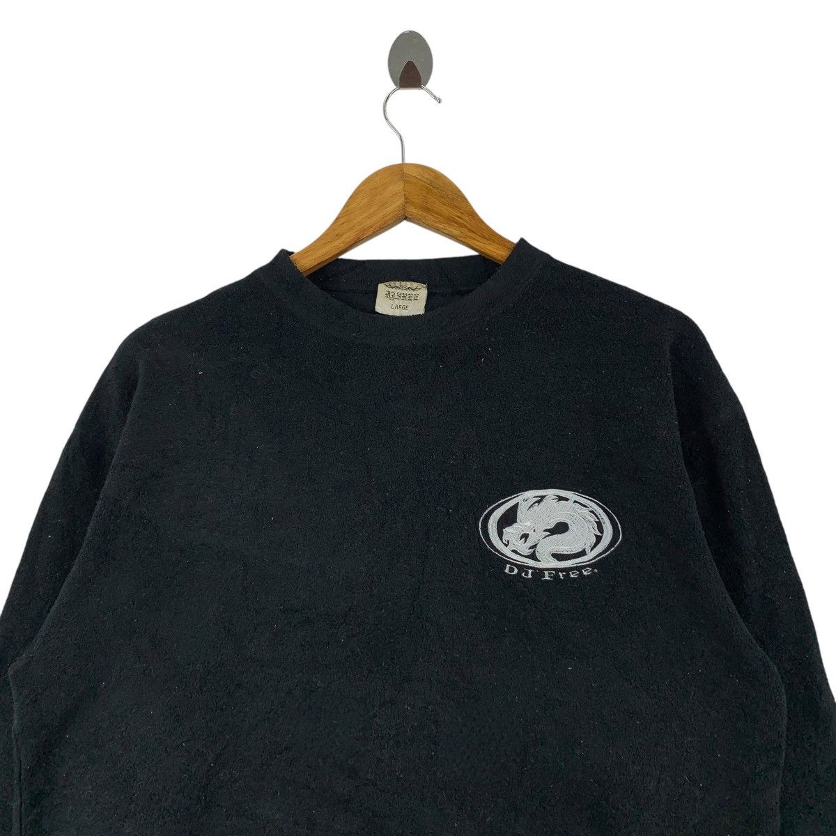 Japanese Brand × Vintage Vintage DJ FREE Japanese Brand Sukajan Dragon Big Sweatshirt Size US L / EU 52-54 / 3 - 3 Thumbnail