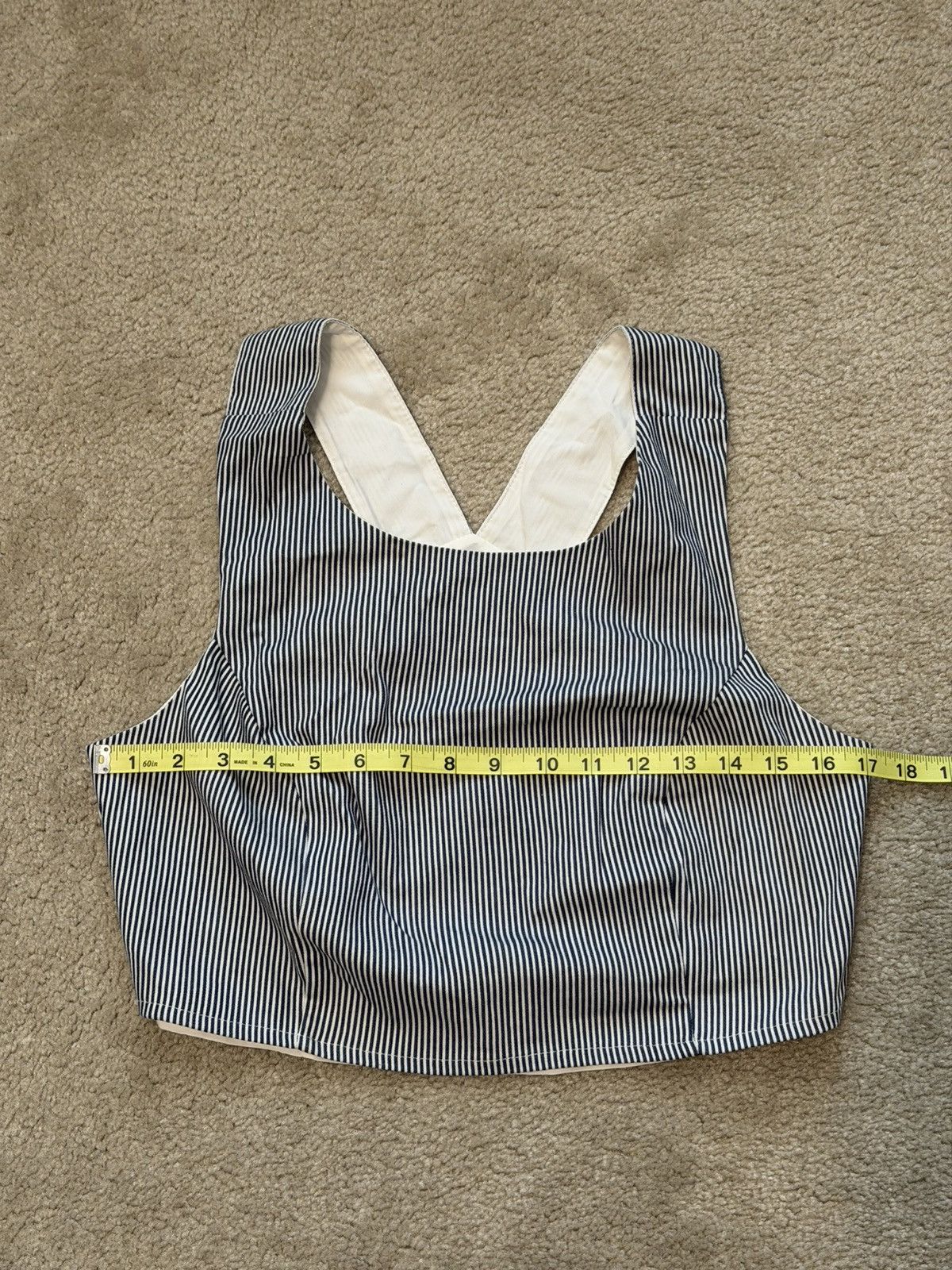 Other Lucca Couture Women's Tank Top Blue And White Size Large Size L / US 10 / IT 46 - 2 Thumbnail