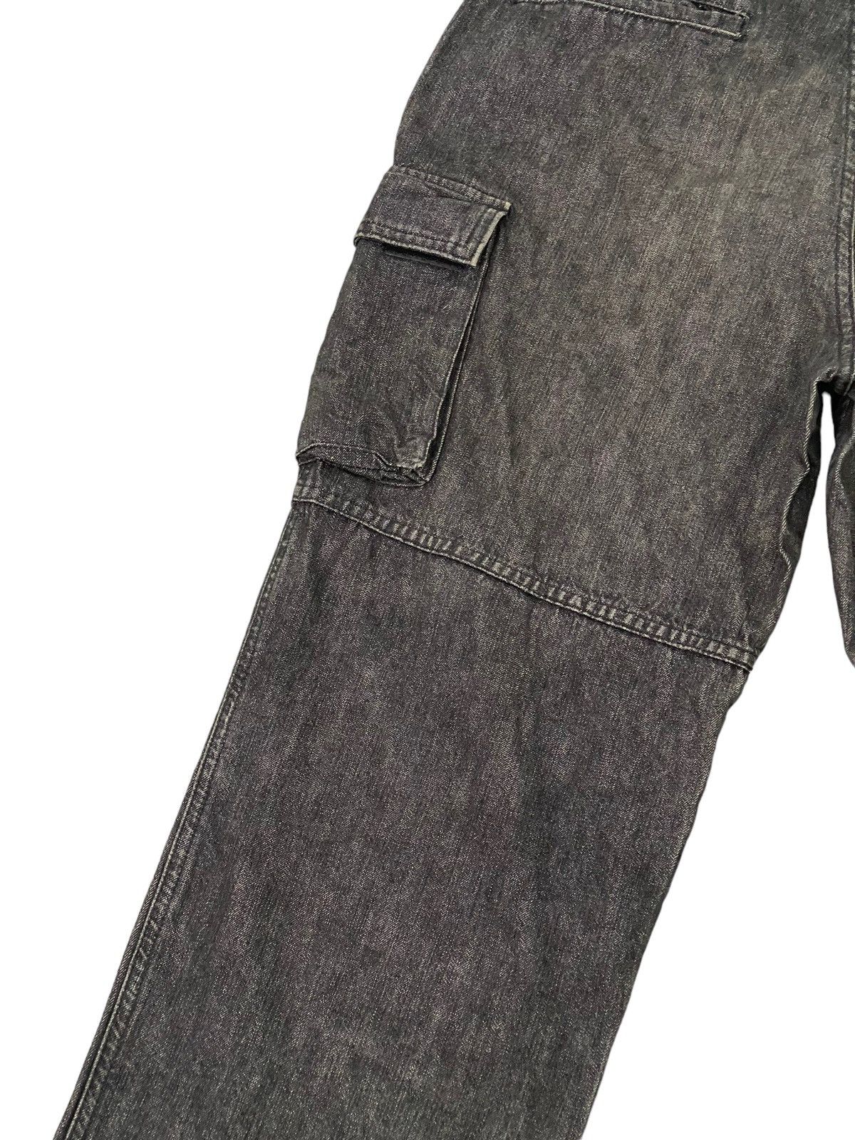 Japanese Brand Loose Cargo Jeans Scanner Japan 6🟦6 Size US 31 - 6 Thumbnail