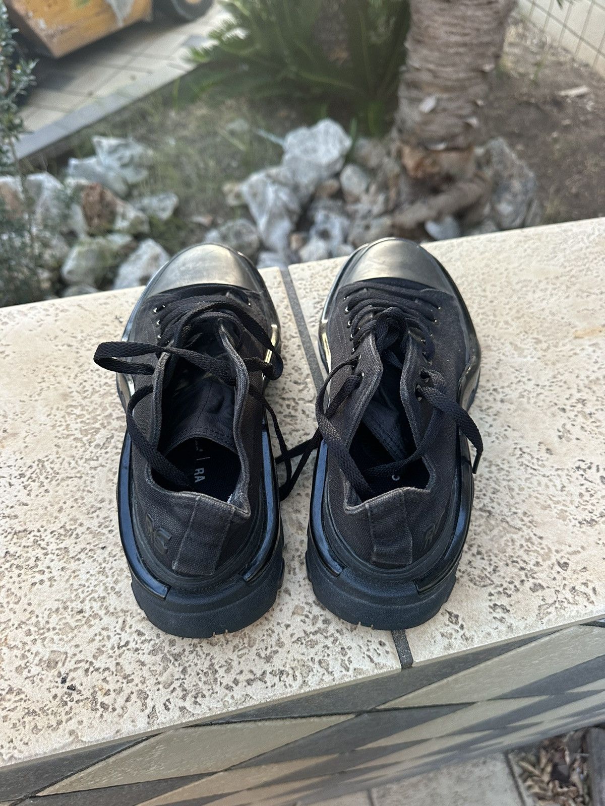 Adidas × Raf Simons Raf Simons x Adidas Shoes Sneakers Detroit Runner Black Size US 7 / EU 40 - 8 Thumbnail