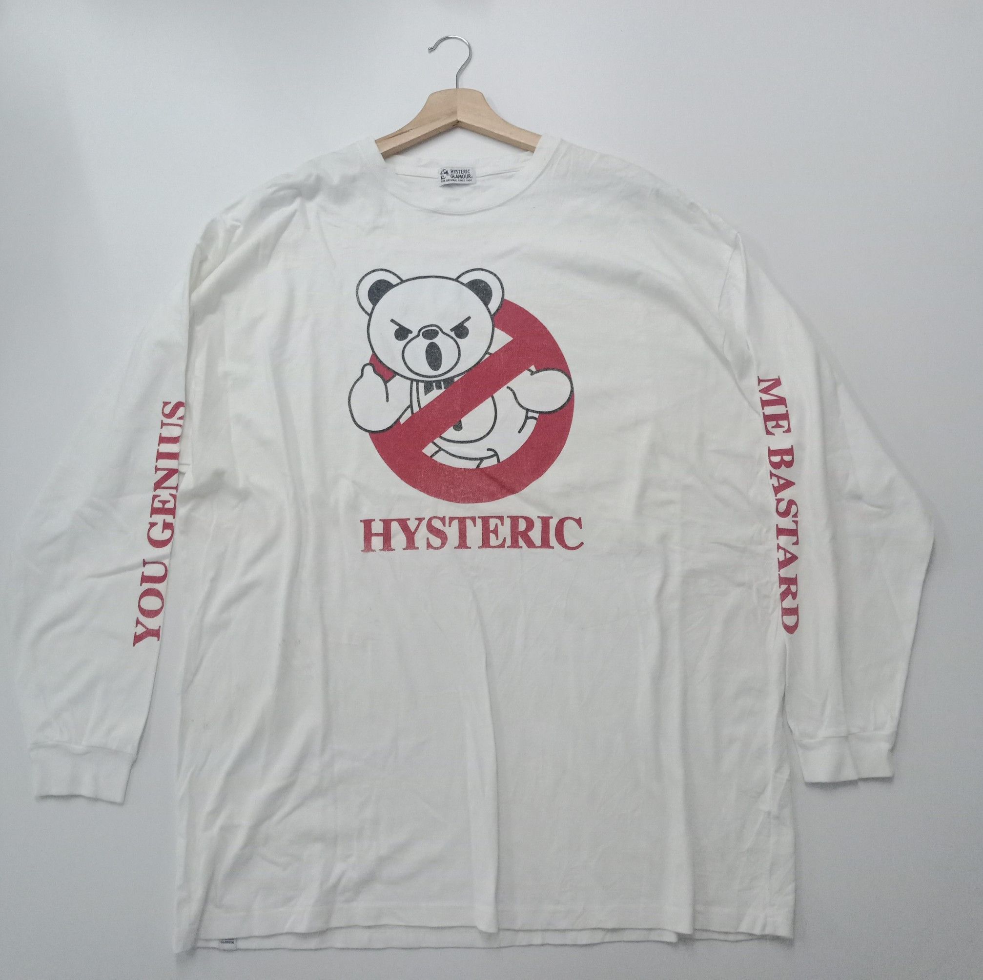 Hysteric Glamour Hysteric Glamour No Bear Allowed You Genius Me Bastard #D Size US XL / EU 56 / 4 - 1 Thumbnail