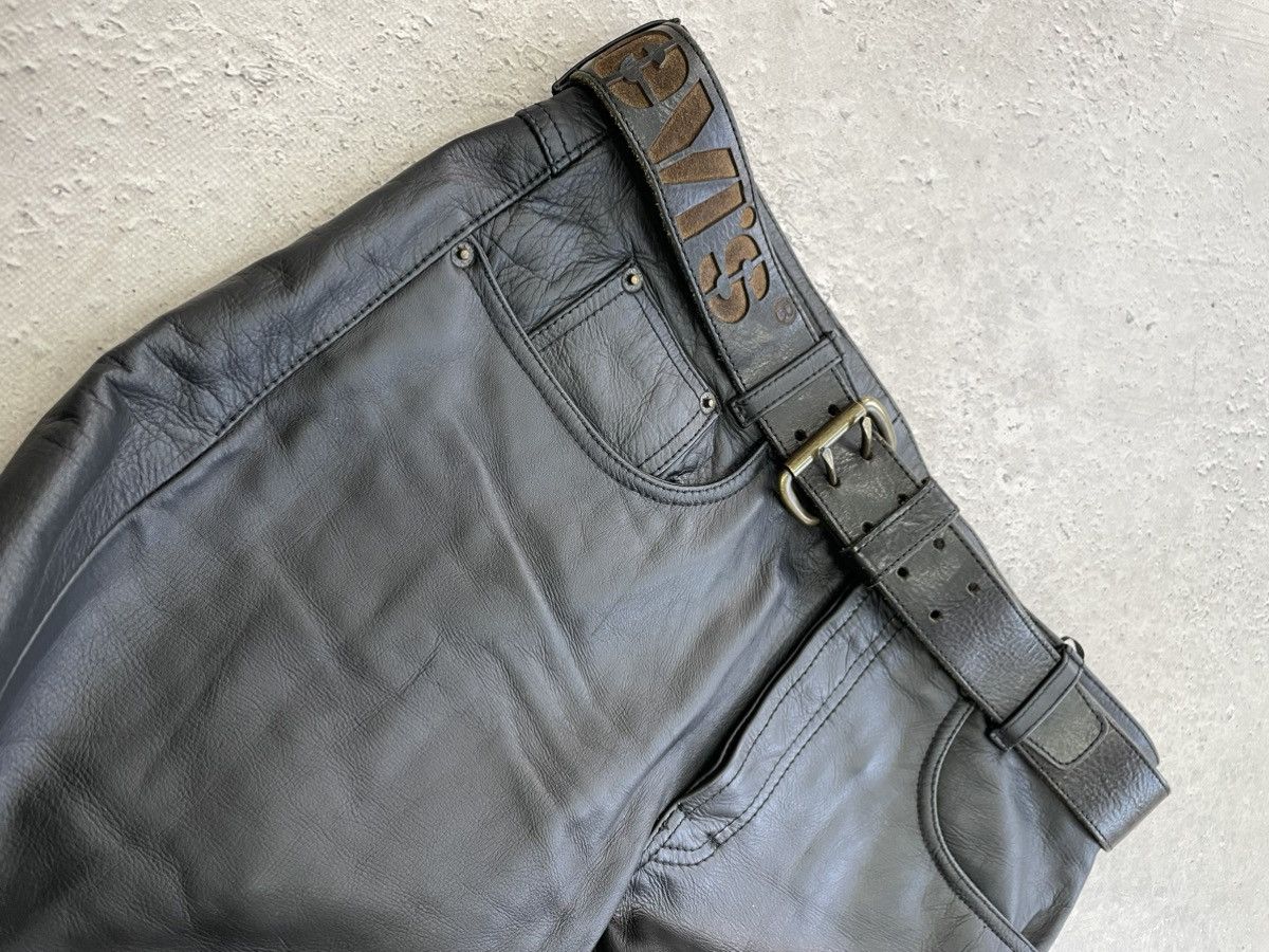 VINTAGE Y2K PUNK LEATHER AVANT GARDE LEVIS LEATHER BELT
