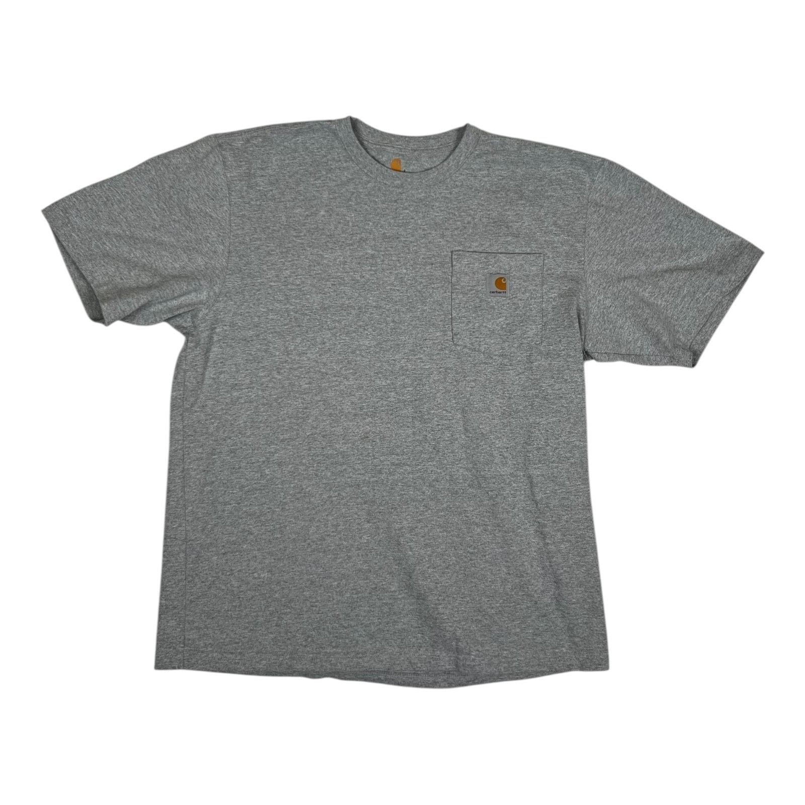 Carhartt Carhartt Gray Pocket Tee T-Shirt Size Large Original Fit Wor Size US L / EU 52-54 / 3 - 1 Thumbnail