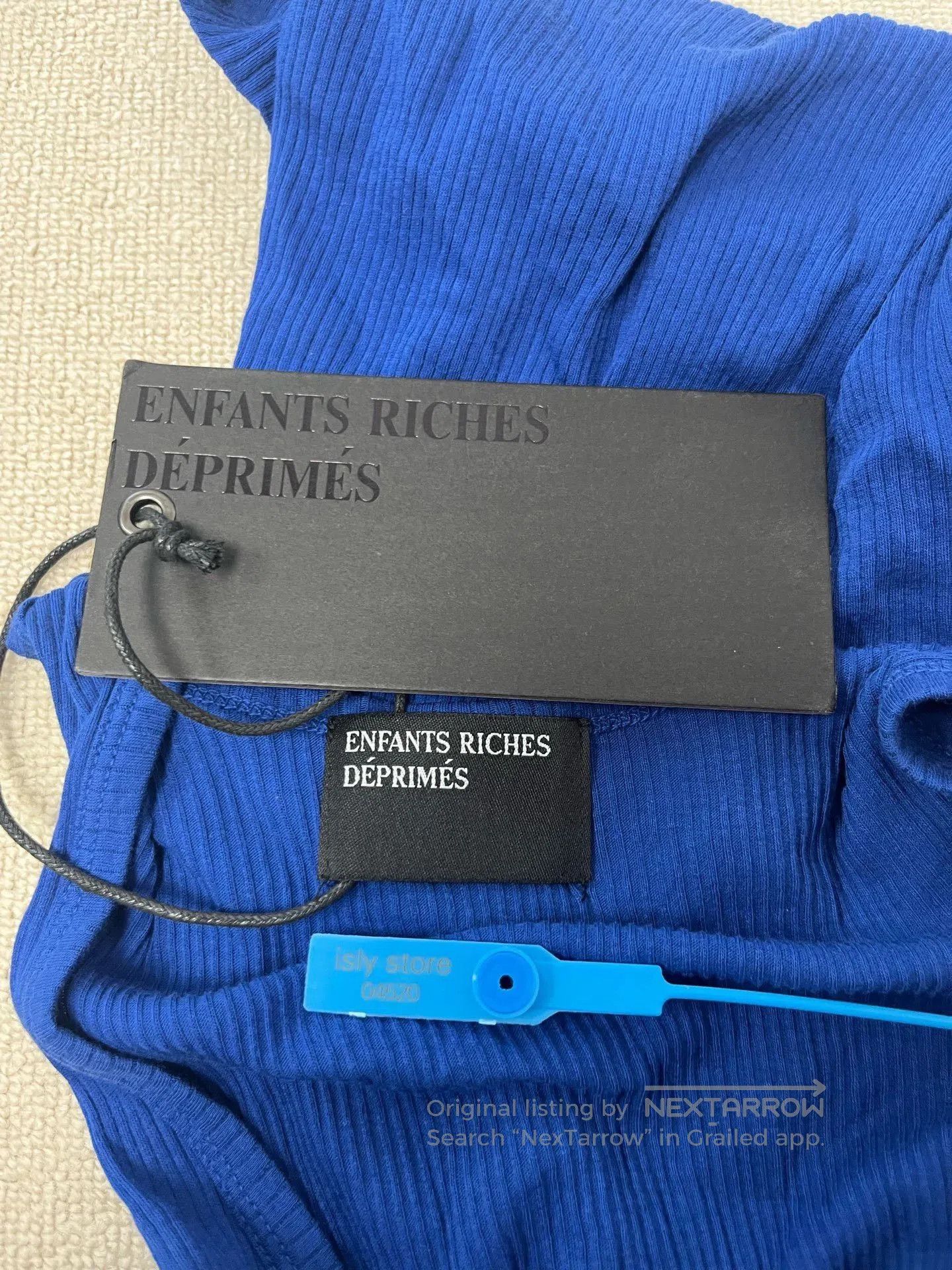 Enfants Riches Deprimes Enfants Riches Déprimés ERD Slogan Flame Knit Vest. Size US L / EU 52-54 / 3 - 5 Thumbnail