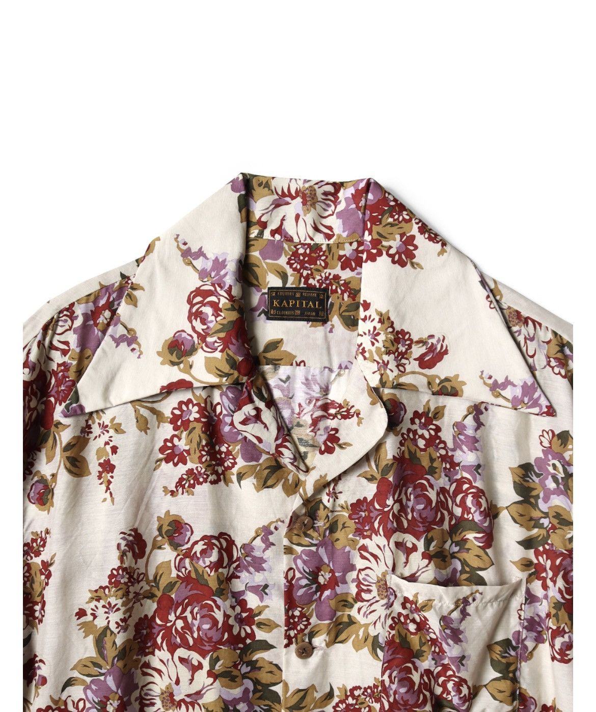 Kapital Kapital Silk rayon Champagne Maria aloha shirt size 3 Size US L / EU 52-54 / 3 - 3 Thumbnail