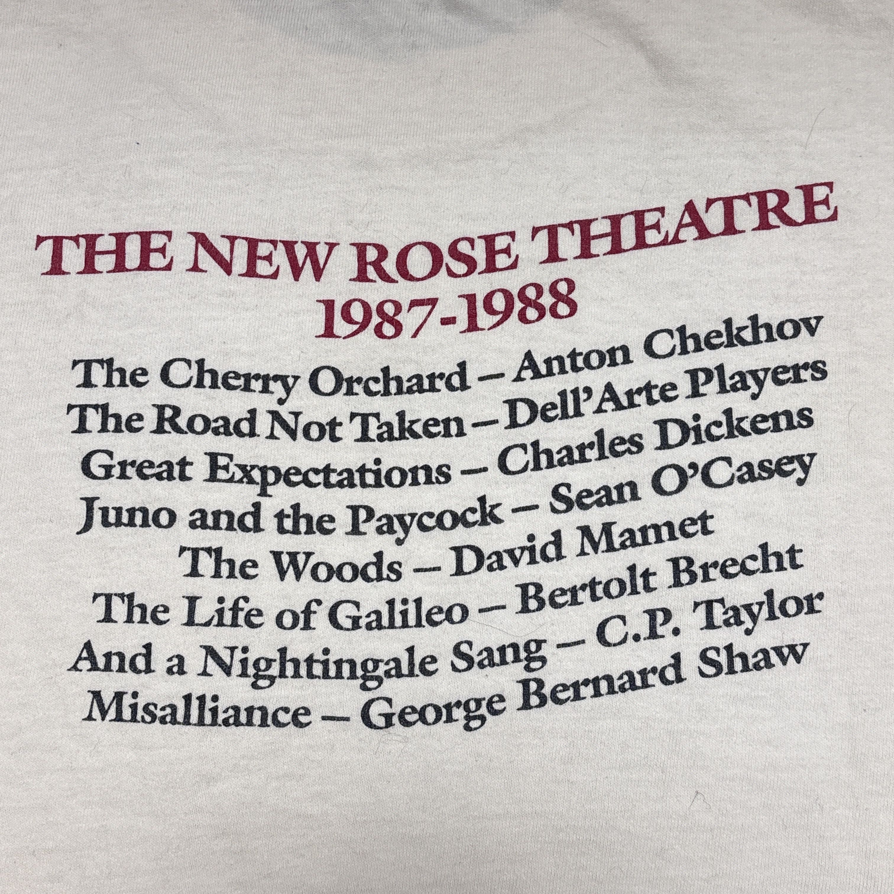 Vintage Vintage 80s T Shirt Single Stitch Bertolt Brecht Art Theatre Size US L / EU 52-54 / 3 - 19 Thumbnail