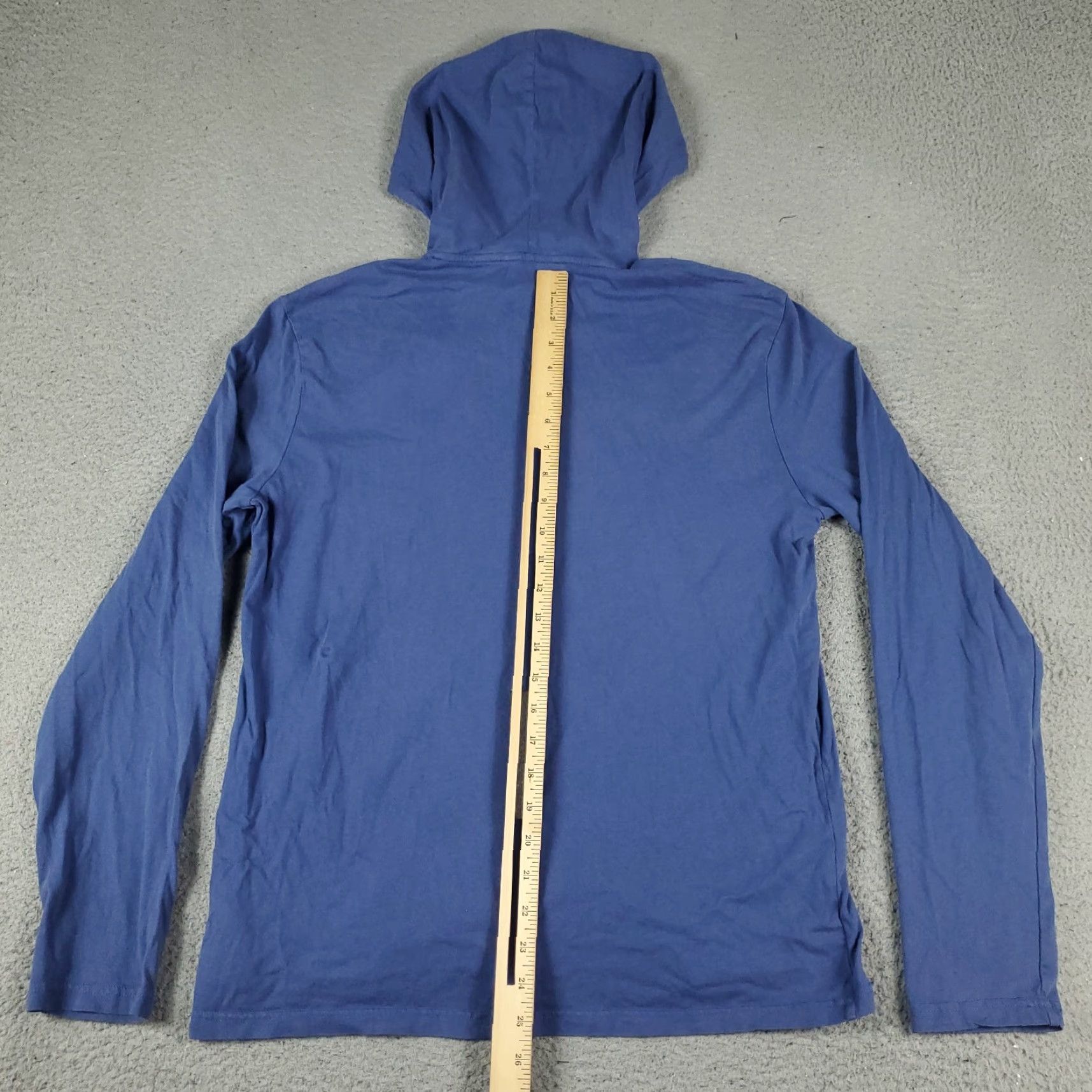 Ralph Lauren Ralph Lauren Shirt Mens M Blue Pony Logo Hooded Long Sleeve Pullover Mock Neck Cotton Woven All Seasons Classic Modern Outdoor Size US M / EU 48-50 / 2 - 7 Thumbnail