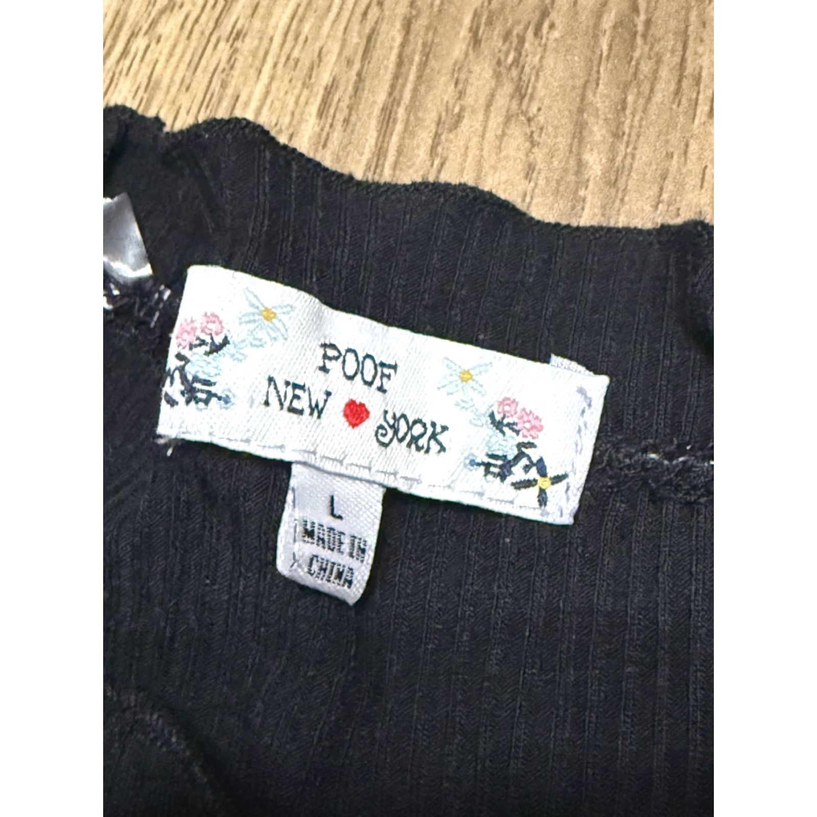 Vintage VINTAGE Poof New York Dress Shirt? Size 36" / US 14 / IT 50 - 3 Thumbnail