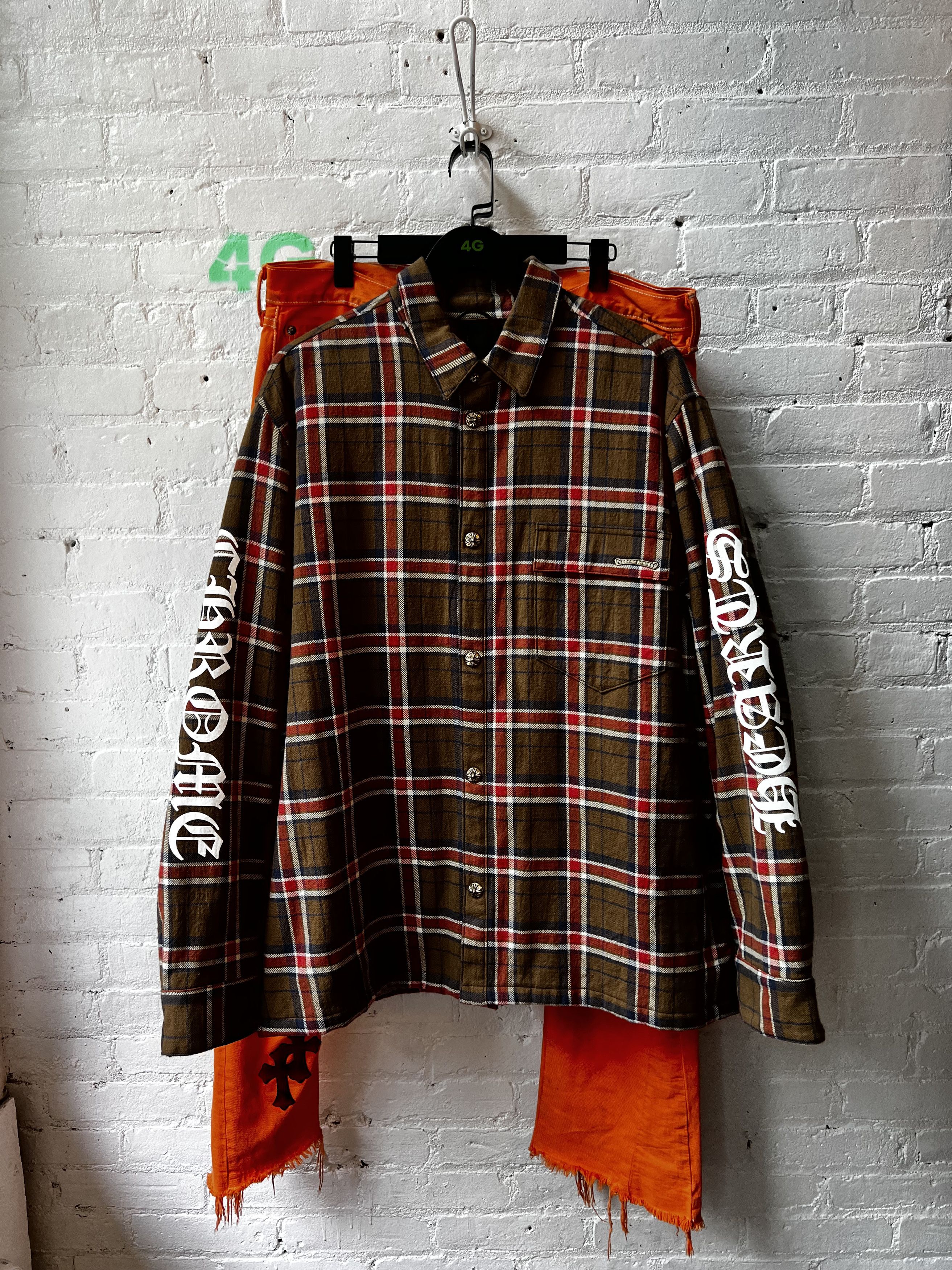 Chrome Hearts Chrome Hearts Flannel XXL Jacket 4G SELLER Size US XXL / EU 58 / 5 - 4 Thumbnail