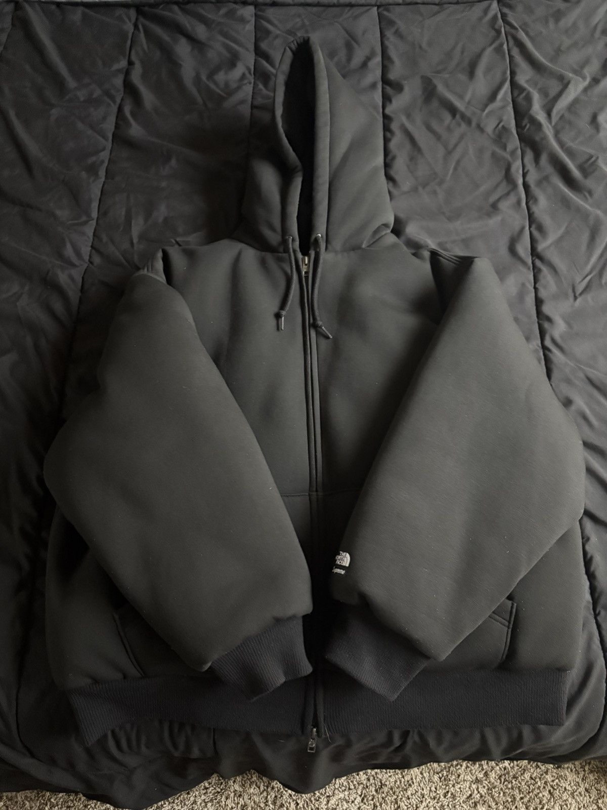 Supreme Supreme®/The North Face® Down Zip Up Hooded Sweatshirt 