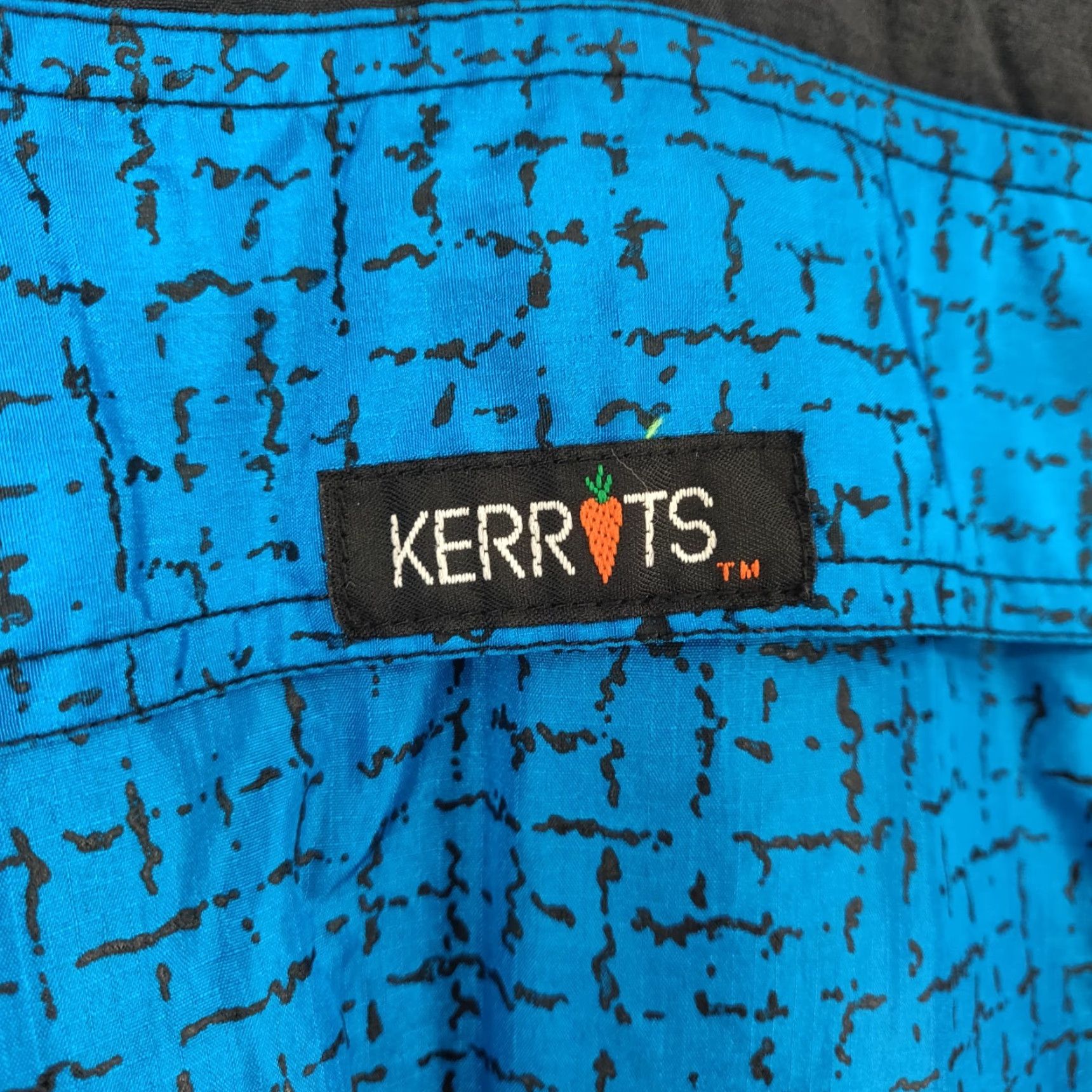 Vintage Kerrits Jacket Womens Medium Blue Geometric Half Zip Windbreaker Pullover Anorak Size M / US 6-8 / IT 42-44 - 7 Thumbnail