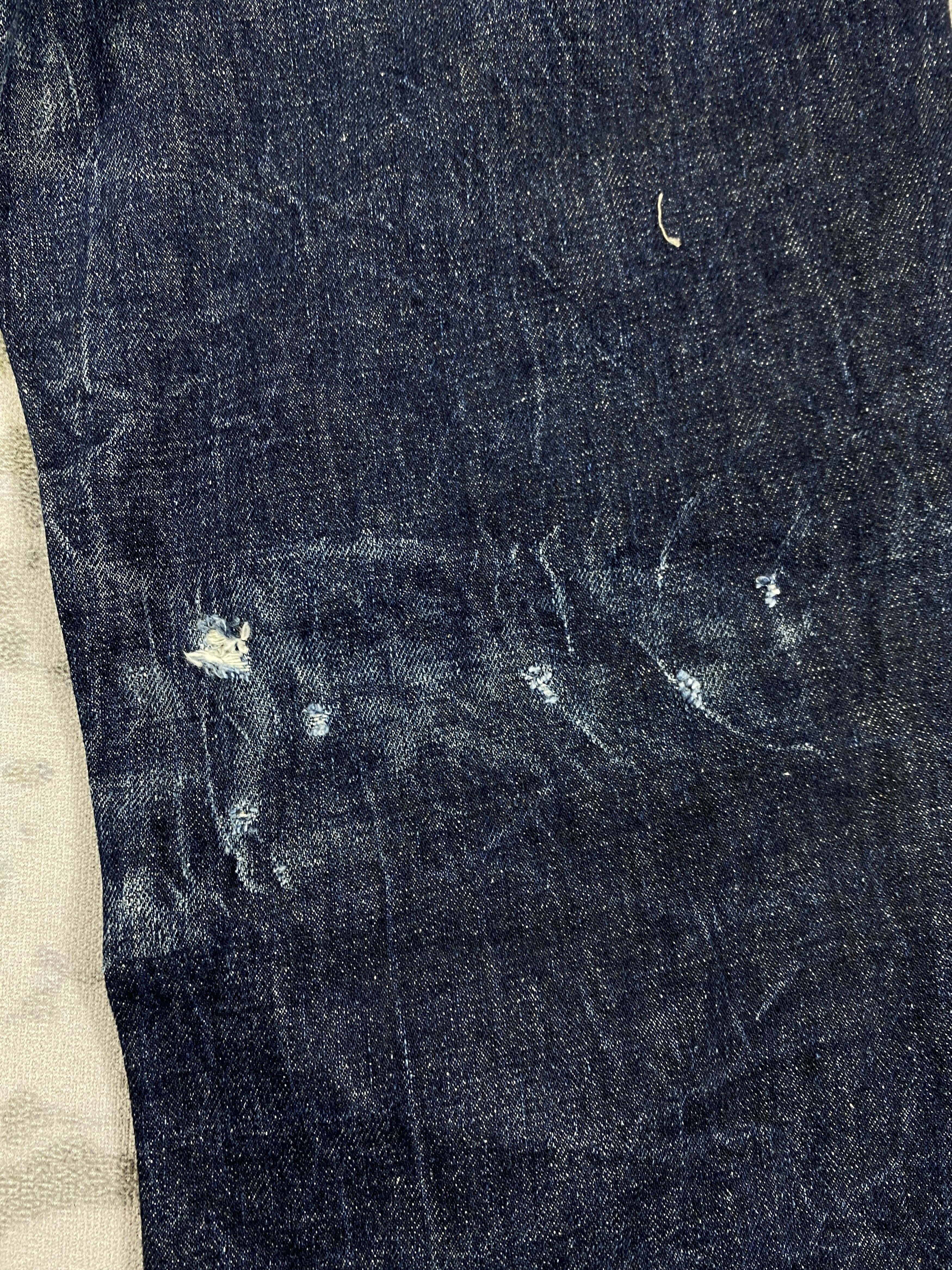 Japanese Brand Dark Blue Gap 1969 Jeans 32x29.5 Denim- JN3912 Size US 32 / EU 48 - 12 Thumbnail