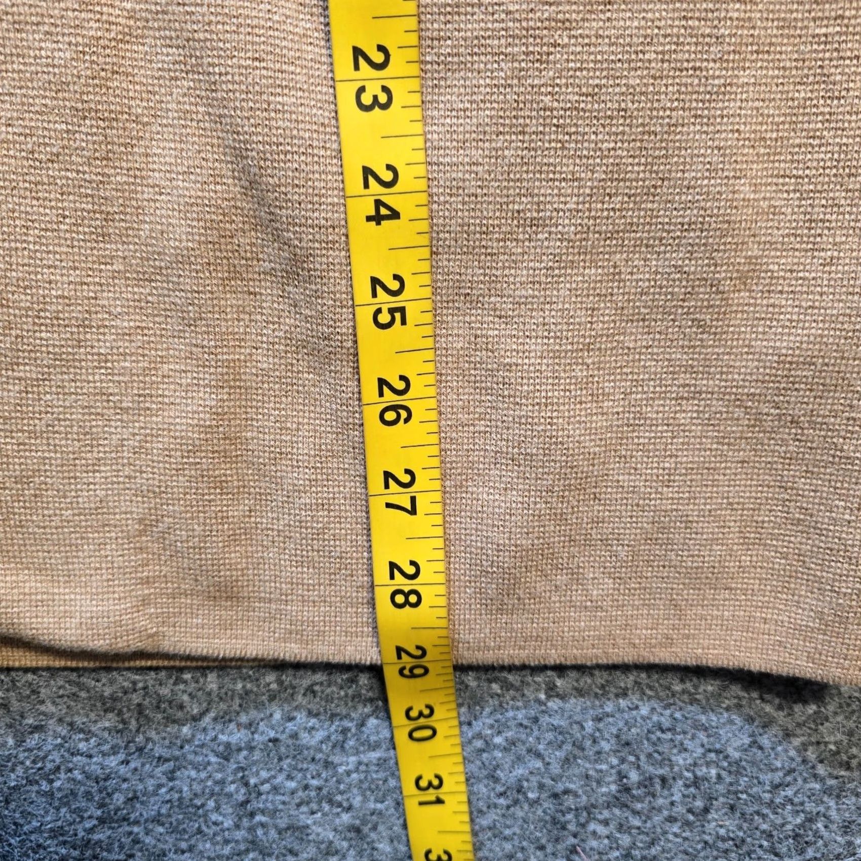 J.Crew J.CREW Sweater Cardigan Womens Large Brown Tan Merino Wool Blend Shirt Size L / US 10 / IT 46 - 6 Thumbnail