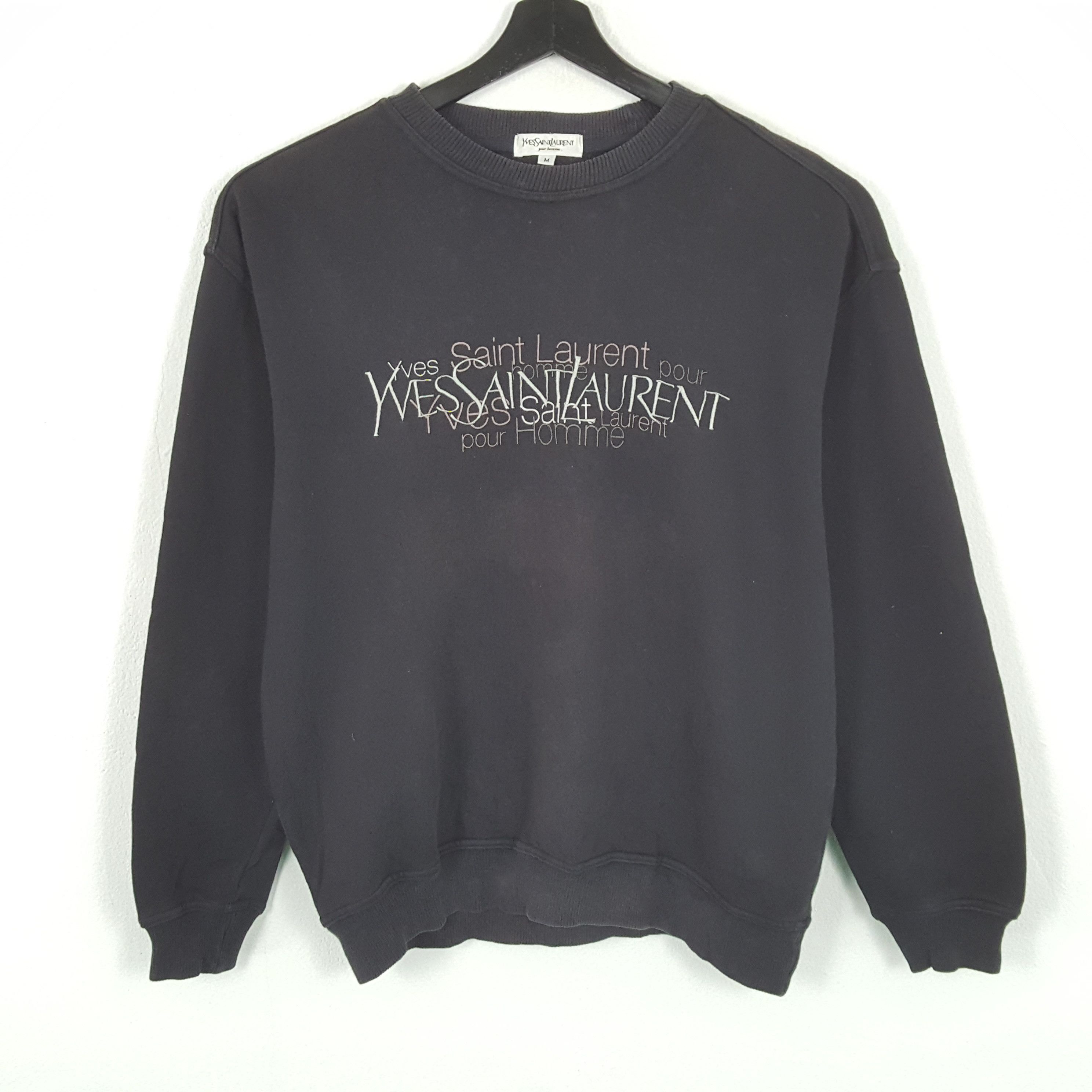 YSL Yves Saint Laurent Sweatshirt Fashion Style