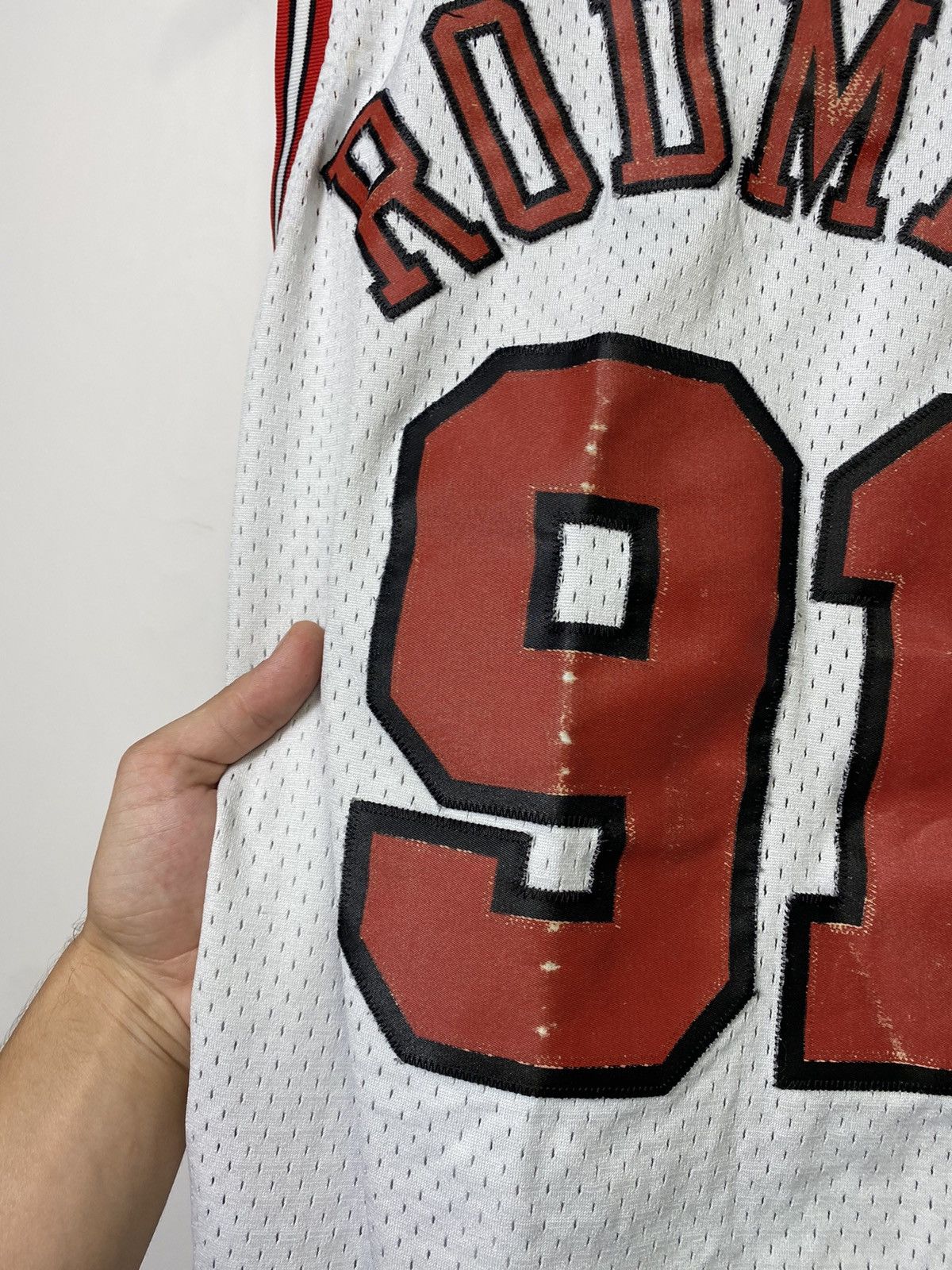 Adidas × NBA × Vintage Vintage Harwood Classics x Adidas Chicago Bulls Rodman Jerse Size US M / EU 48-50 / 2 - 17 Thumbnail