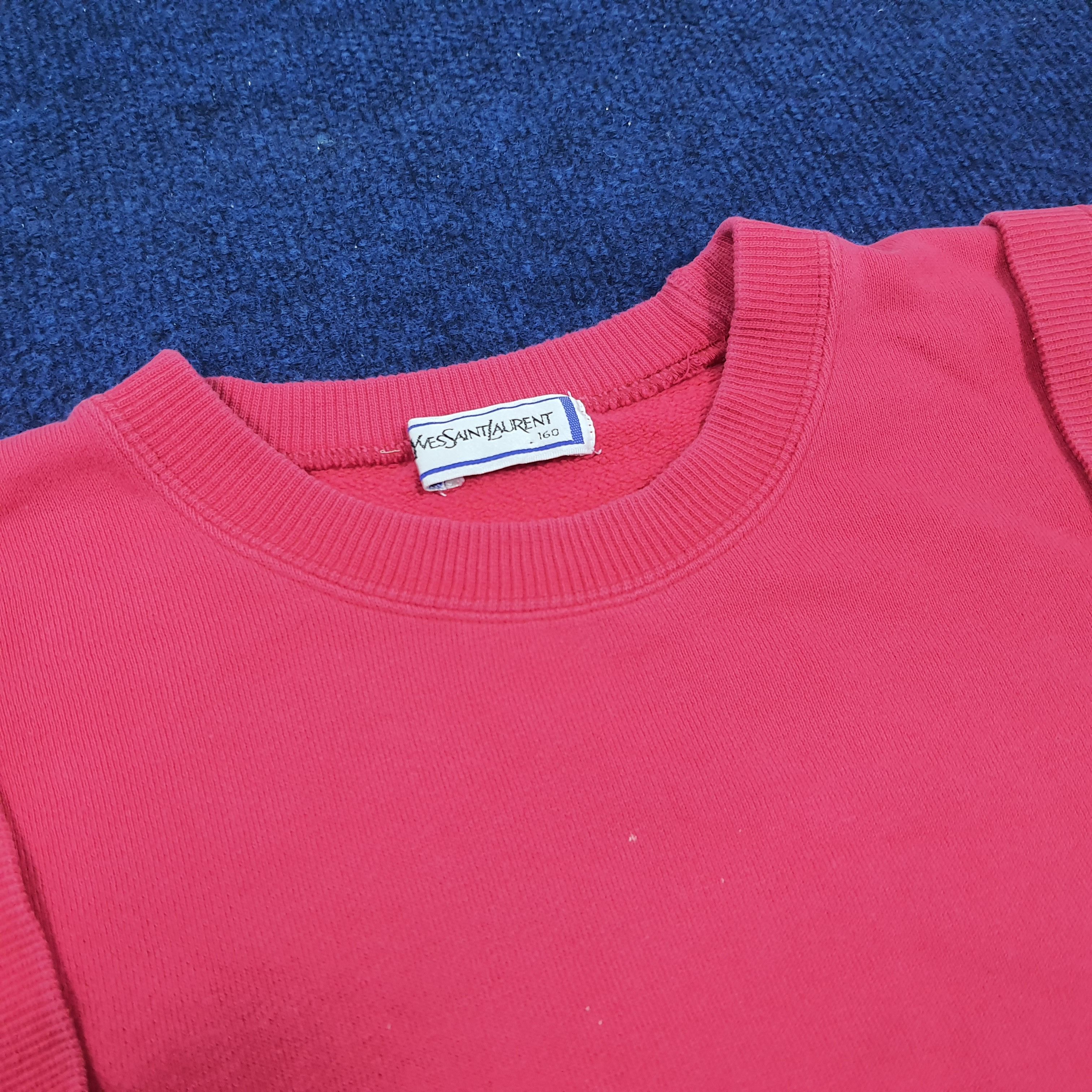 Vintage × Yves Saint Laurent Vintage Yves Saint Laurent Designer Sweatshirt Size L / US 10 / IT 46 - 2 Thumbnail