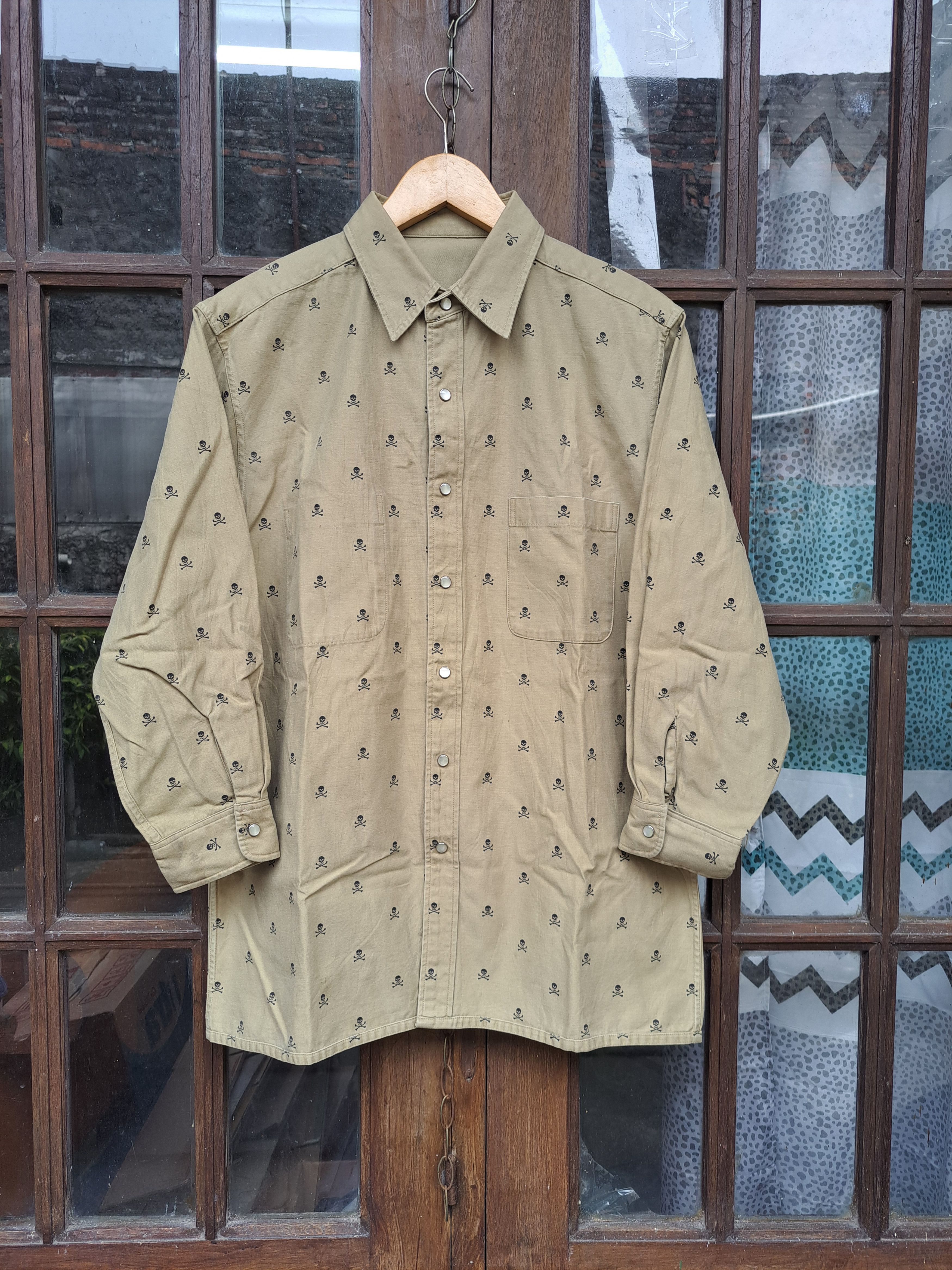 Pointer POINTER Reversible Button Shirt 3/4 Sleeve Mens Large Size US L / EU 52-54 / 3 - 1 Thumbnail