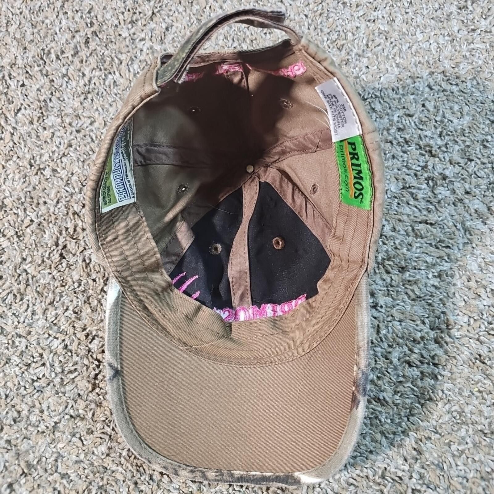 Other Primos Speak The Language Bejeweled Pink Letter hat Elk Hunt Size ONE SIZE - 6 Thumbnail