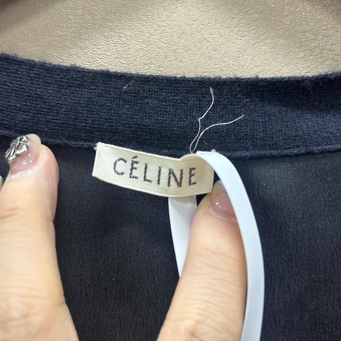 Celine Celine black cashmere knit cardigan S mint Size S / US 4 / IT 40 - 3 Thumbnail