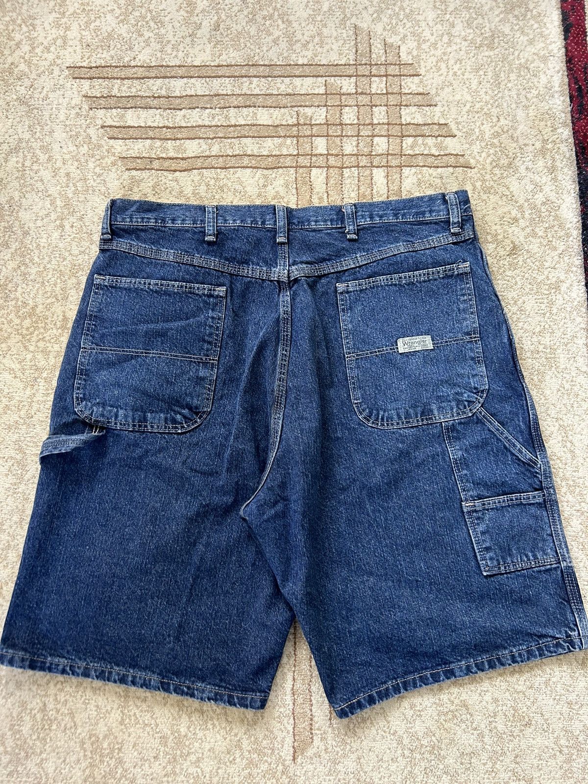 Vintage × Wrangler Vintage Wrangler Carpenter Denim Shorts Size US 36 / EU 52 - 1 Thumbnail