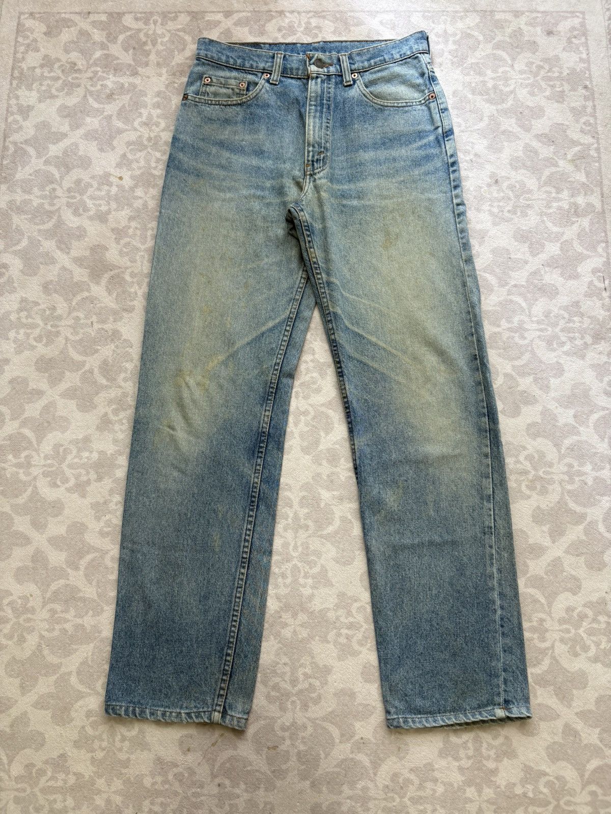 Levi's Vintage Clothing 90’s Levi's 510 Stone Washed/Light Indigo Denim Jeans Size US 32 / EU 48 - 1 Thumbnail