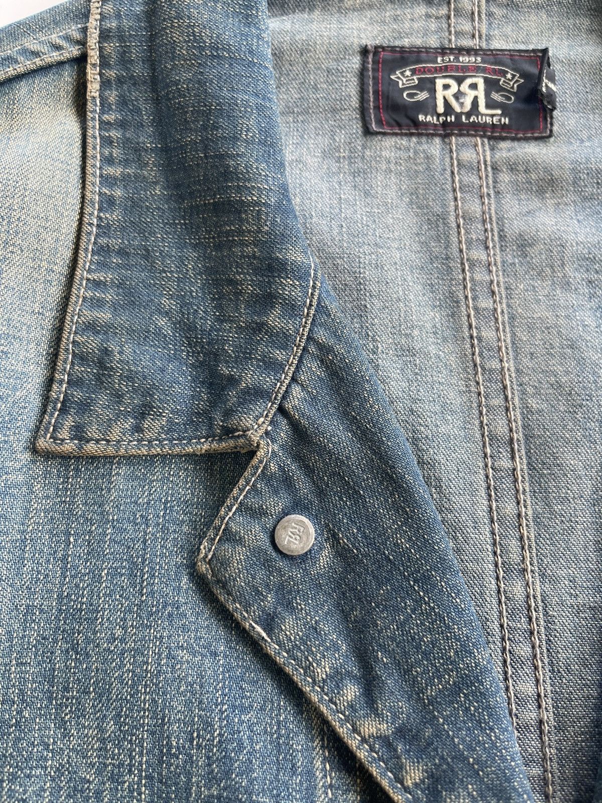RRL Ralph Lauren RRL Denim Chore Jacket USA Size US L / EU 52-54 / 3 - 22 Thumbnail