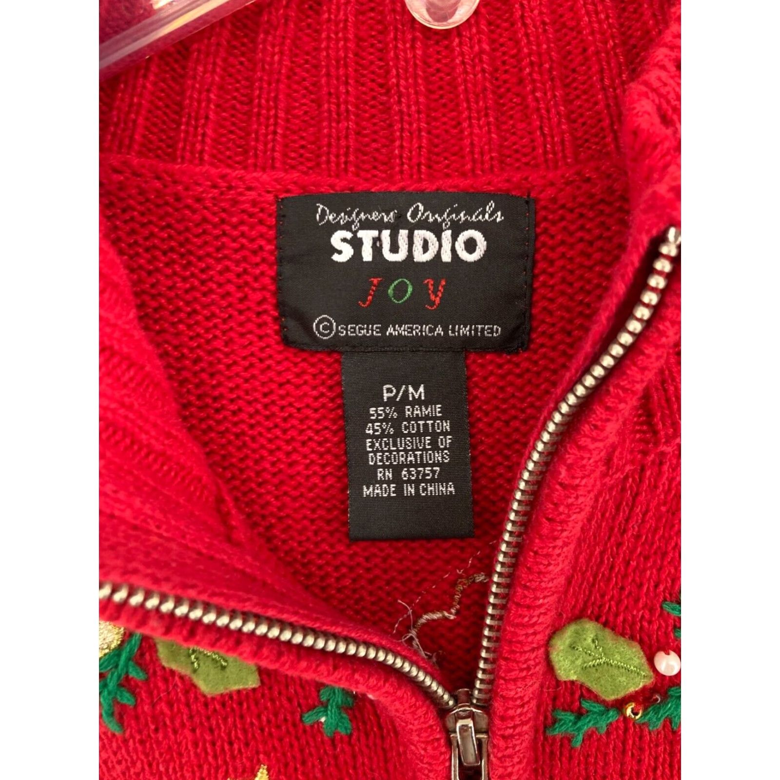 Vintage Christmas Santa Bows Designer Originals Studio Womens Vest Petite Medium Size M / US 6-8 / IT 42-44 - 4 Thumbnail