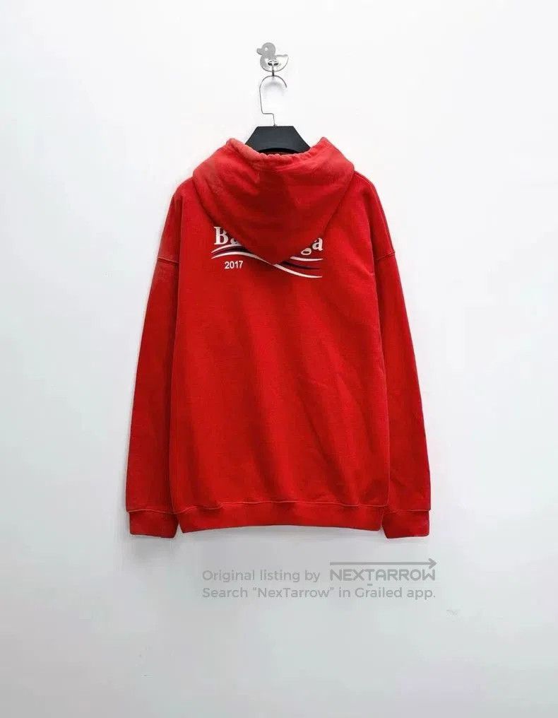 Balenciaga Balenciaga Red Coca-Cola Logo Hoodie. Size US S / EU 44-46 / 1 - 2 Thumbnail