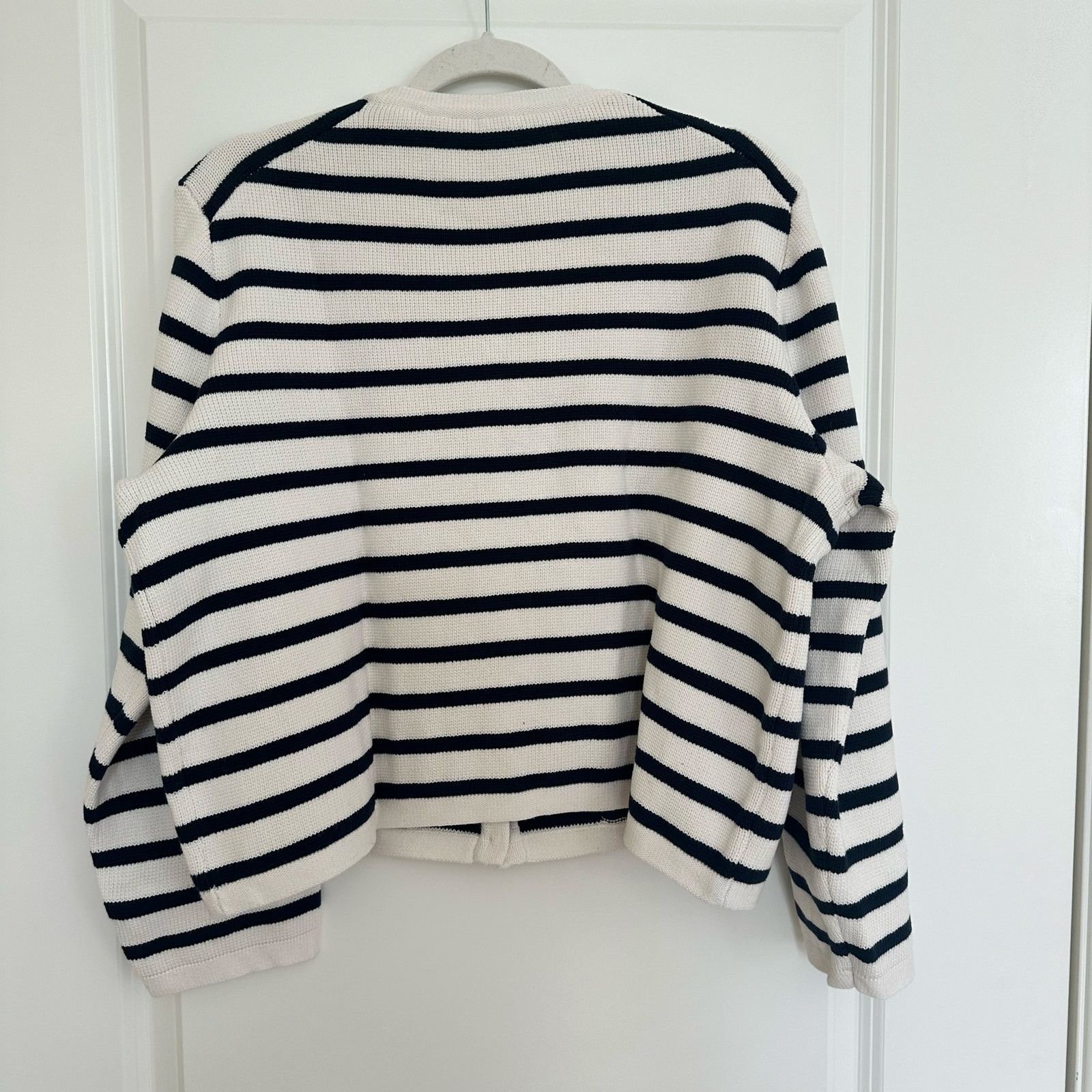 J.Crew J.Crew Relaxed Emilie Lady Jacket In Stripe 100% Cotton XXL Size XXL / US 16-18 / IT 52-54 - 5 Thumbnail