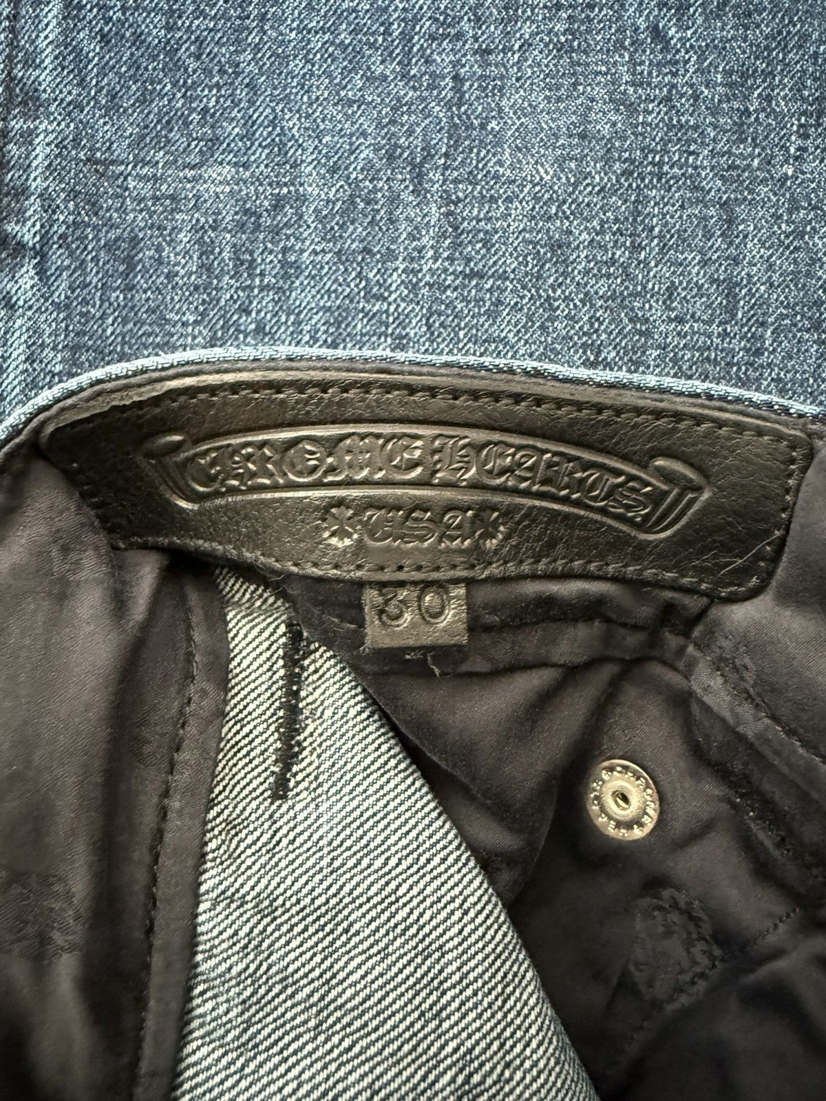 Chrome Hearts TURBO CARPENTER BAGGY DENIM Size US 30 / EU 46 - 5 Thumbnail