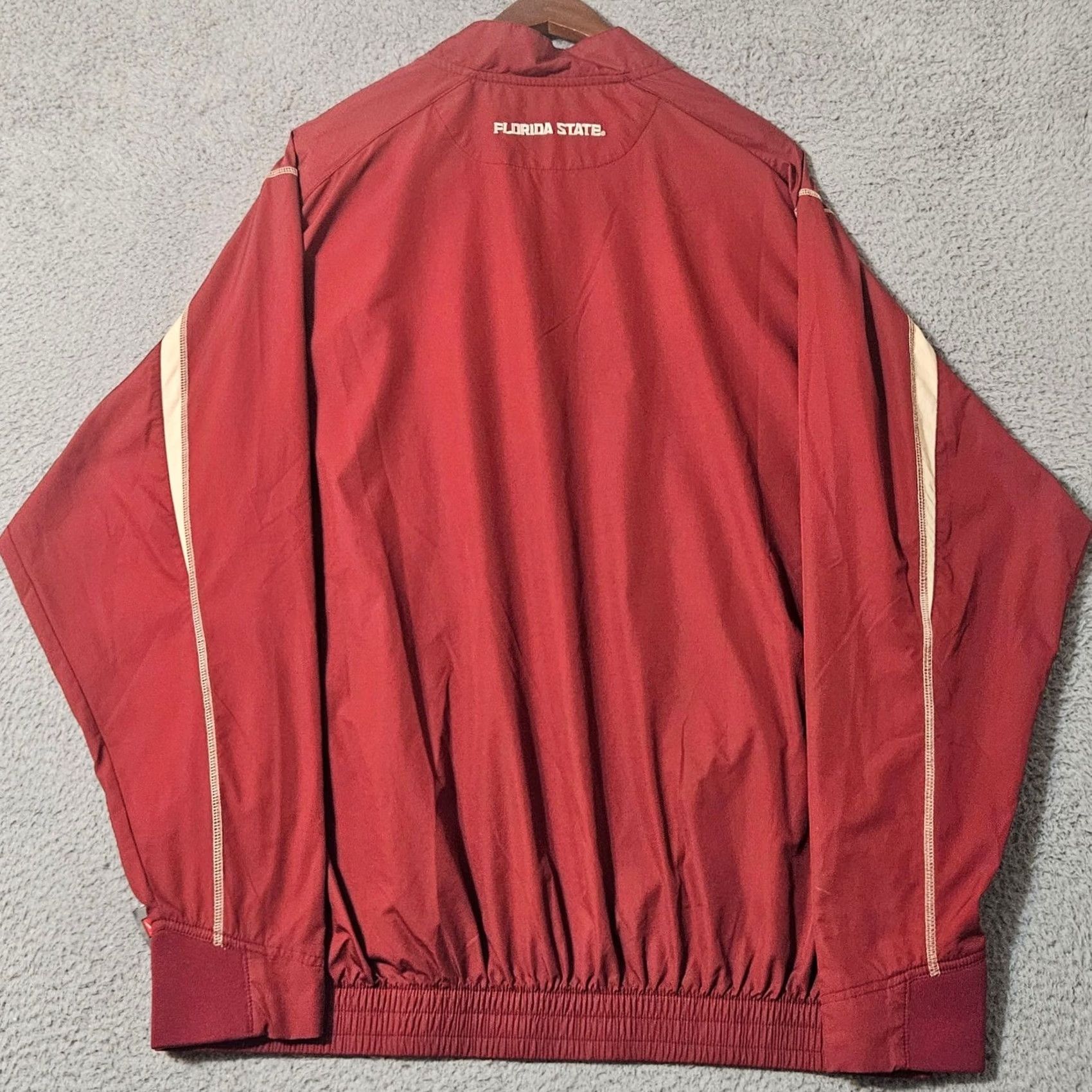 Nike VINTAGE Nike FSU Jacket Men's XL Red 90s Team Embroidered Logo Windbreaker Size US XL / EU 56 / 4 - 3 Thumbnail
