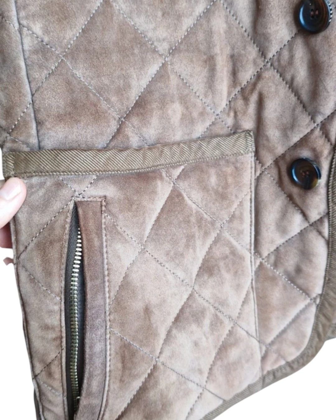 Gucci F/W 2010 RUNWAY SUEDE QUILTED JACKET BY FRIDA GIANNINI Size US S / EU 44-46 / 1 - 8 Thumbnail