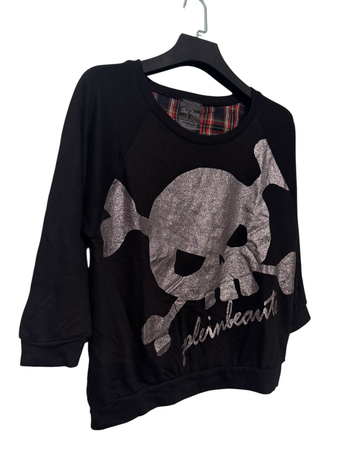If Six Was Nine 💥PUNK GOTH DESIGN SKULL BOXY PLEIIN BEAUTE DISTRESSED TEE Size M / US 6-8 / IT 42-44 - 3 Thumbnail