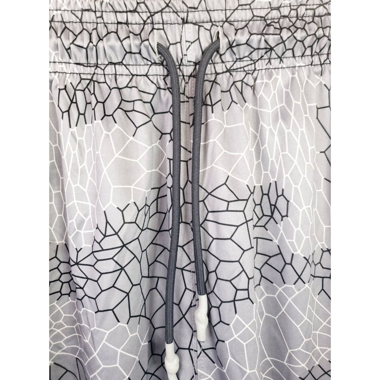 Vintage AND1 Mens Gray Drawstring Basketball Shorts XL Elephant Skin Camo Print & Black Size US 36 / EU 52 - 5 Thumbnail
