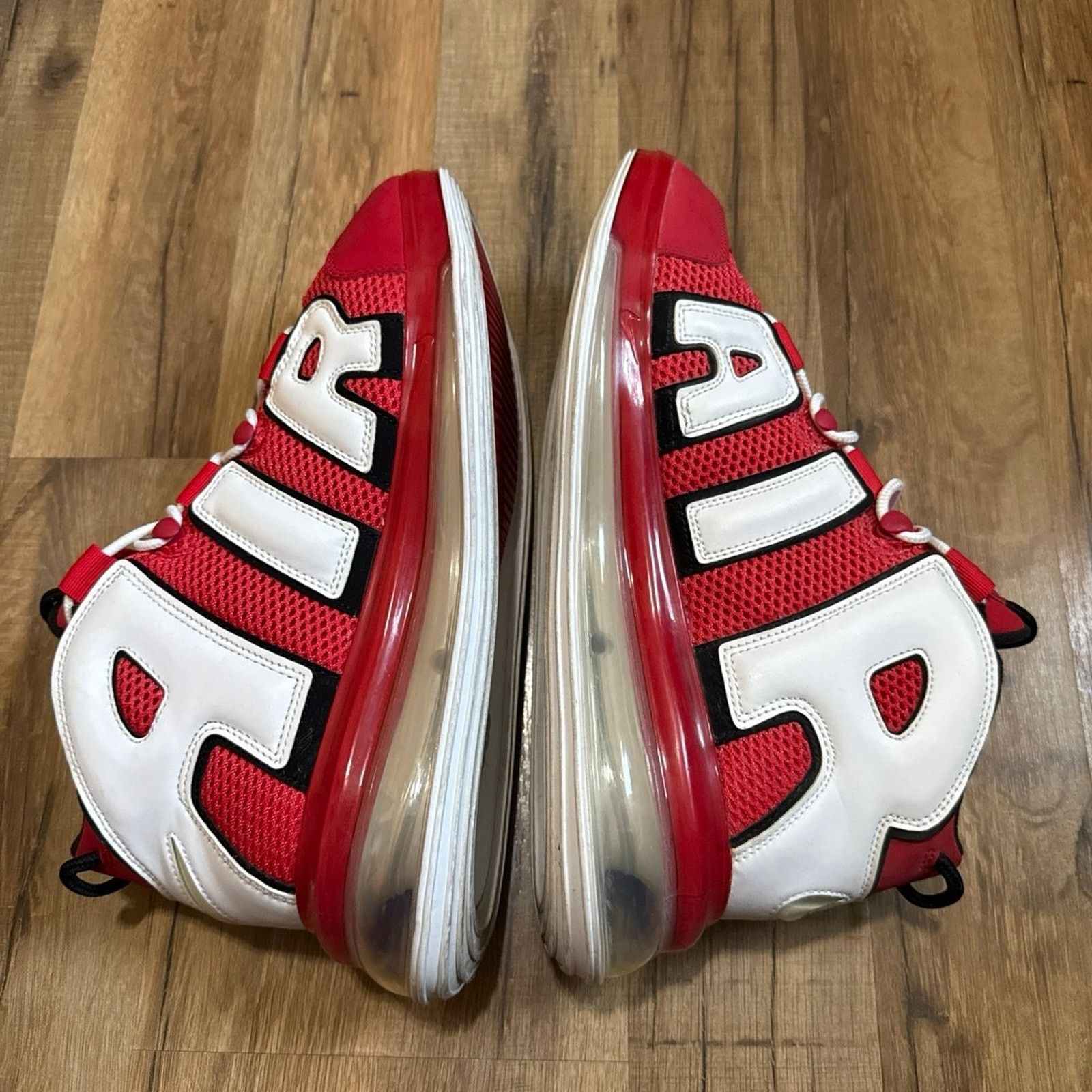 Nike Nike Air More Uptempo 720 QS 2 Varsity Red Size US 11 / EU 44 - 4 Thumbnail