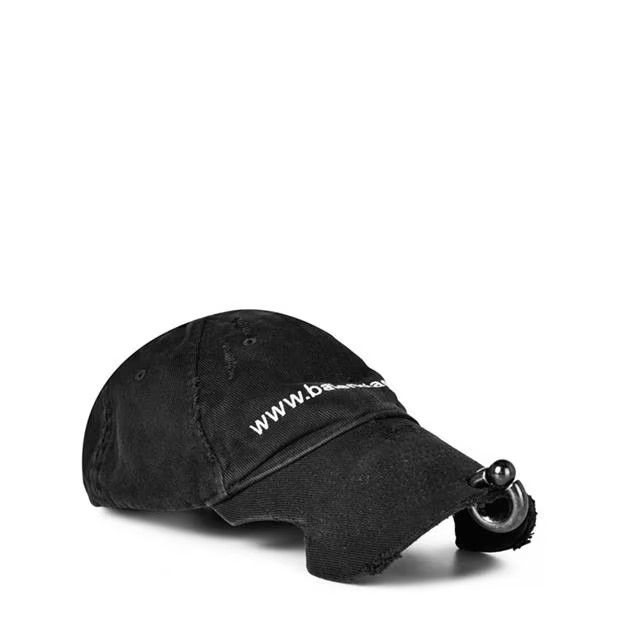 Balenciaga o1g2r1mq0924 Size: M / Cap in Black & White Size ONE SIZE - 4 Thumbnail