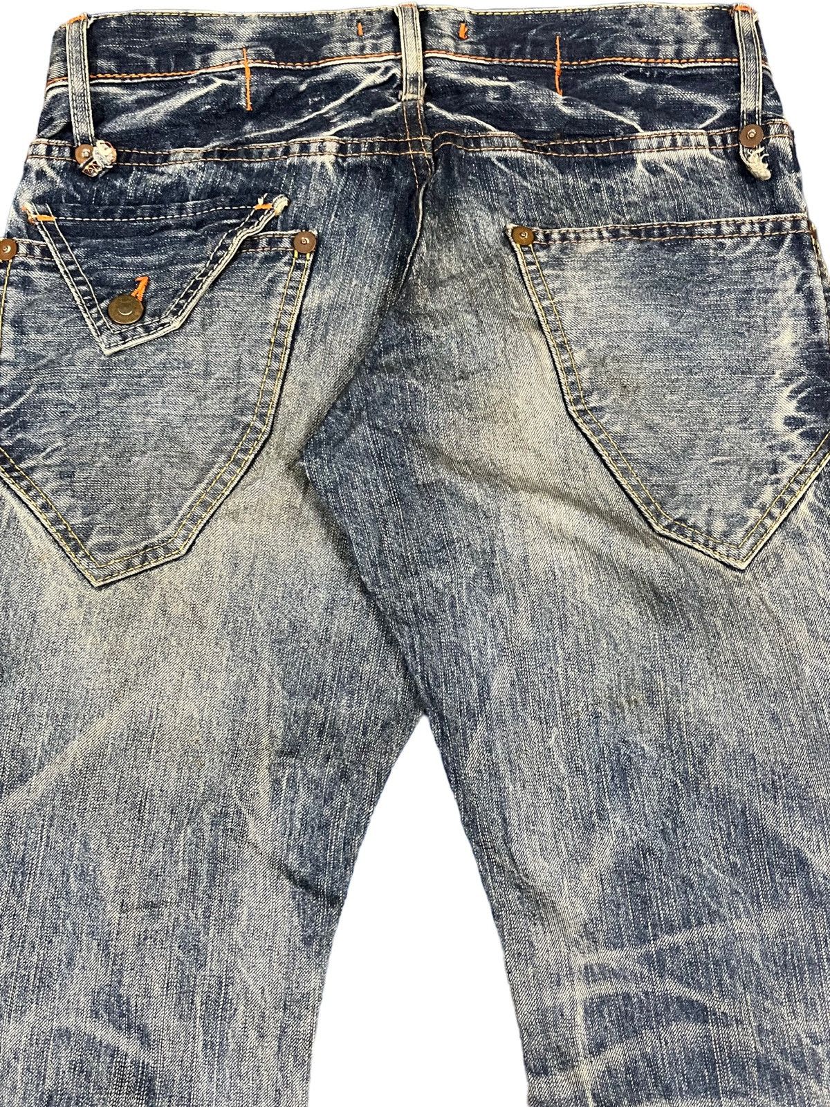 Hysteric Glamour Vintage Blue Way Flare Punk Denim Size US 29 - 15 Thumbnail