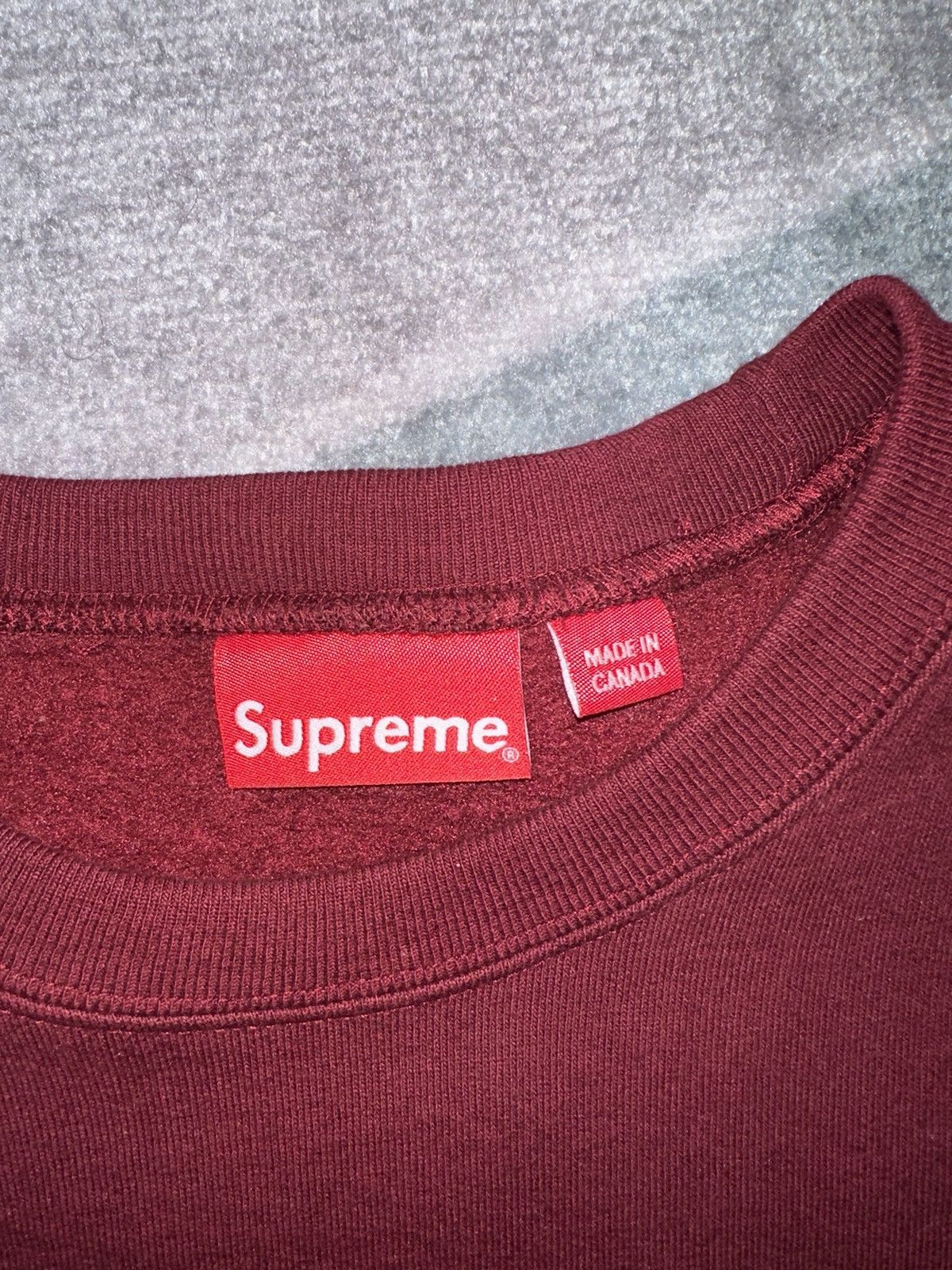 Supreme Supreme Crewneck Box Logo Cardinal Size US L / EU 52-54 / 3 - 3 Thumbnail