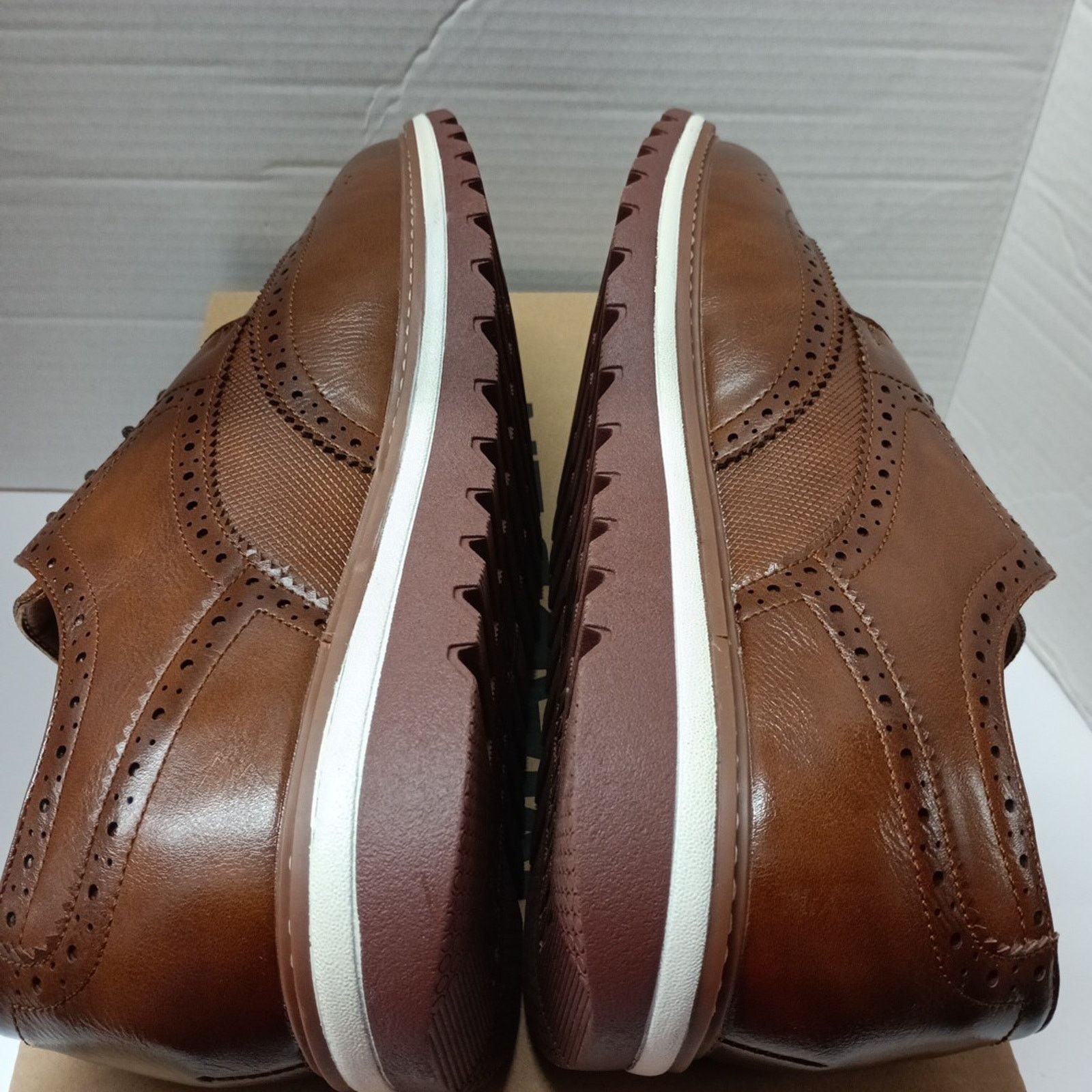 Steve Madden Men's Steve Madden Standalone Cognac Oxford Shoes Size 12 Size US 12 / EU 45 - 7 Thumbnail