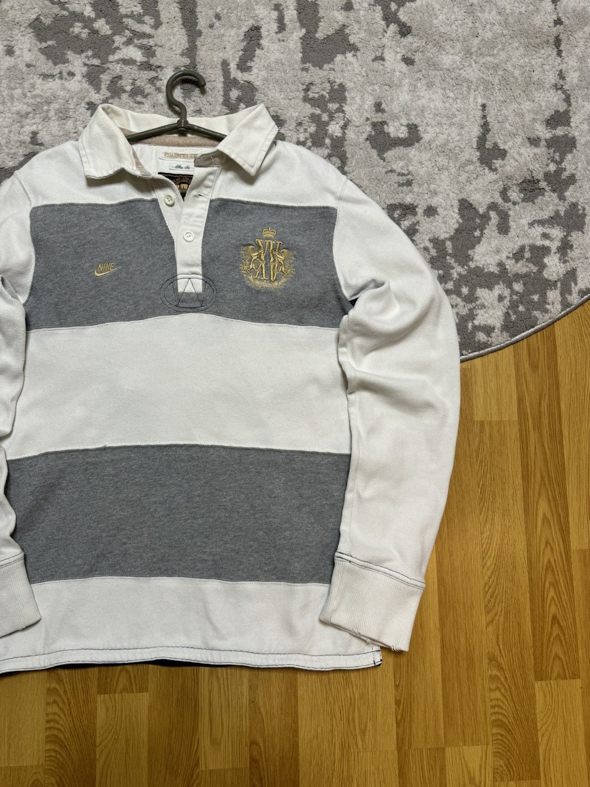 Nike × Vintage Vintage Nike FullBack’s Streetwear Style Rugby Longsleeve Size US L / EU 52-54 / 3 - 4 Thumbnail