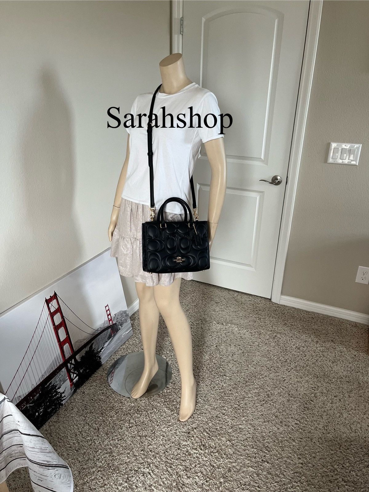 Coach Coach Maggie Small Tote Bag In Signature Leather Size ONE SIZE - 8 Thumbnail