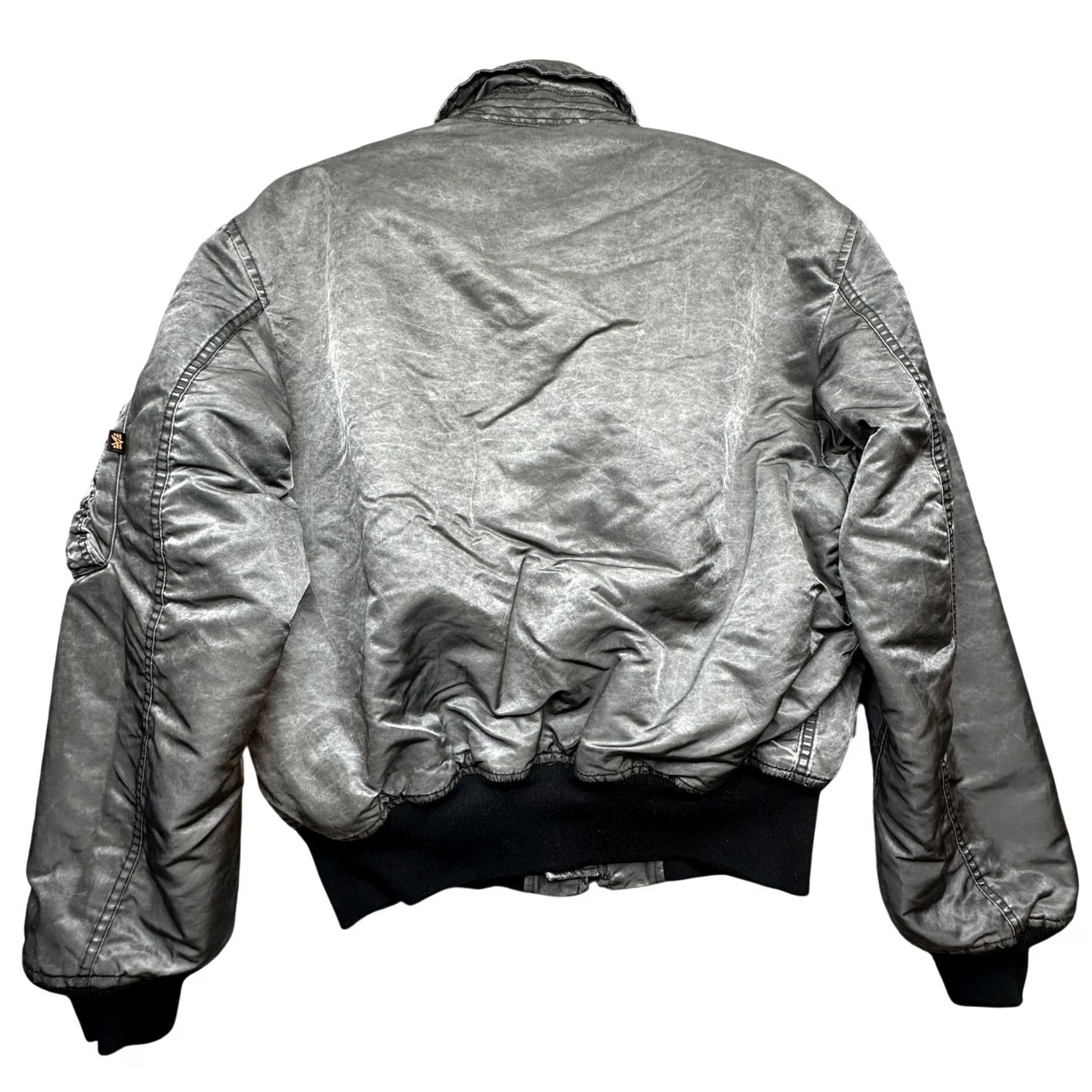 Alpha Industries Alpha Industries CWU 45/P Bomber Jacket Mens Medium Gray MA-1 Flight Insulated Size US M / EU 48-50 / 2 - 2 Thumbnail
