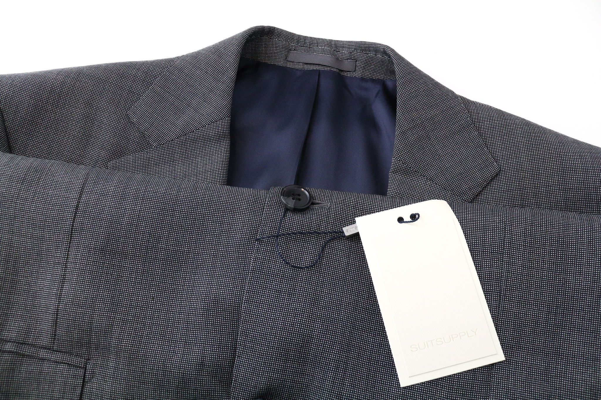 Suitsupply NAPOLI UK40R Grey Wool Super 120's Blazer 74081 Size 40R - 3 Thumbnail
