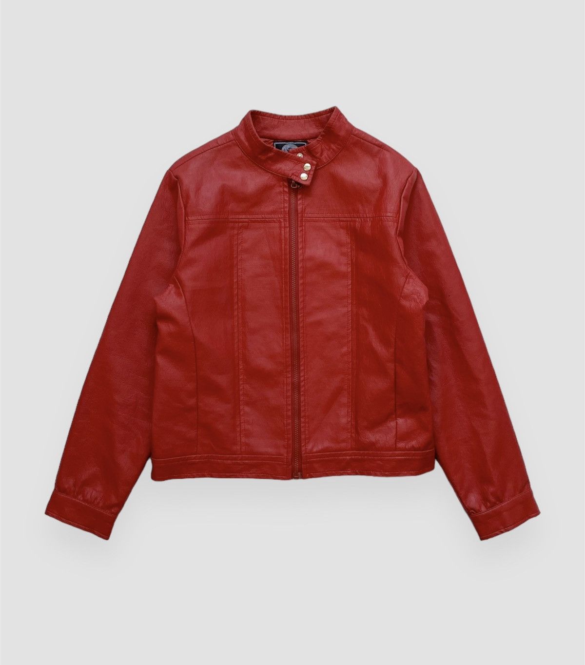 image of Avant Garde x Vintage Eco Leather Red Jacket, Men's (Size Medium)