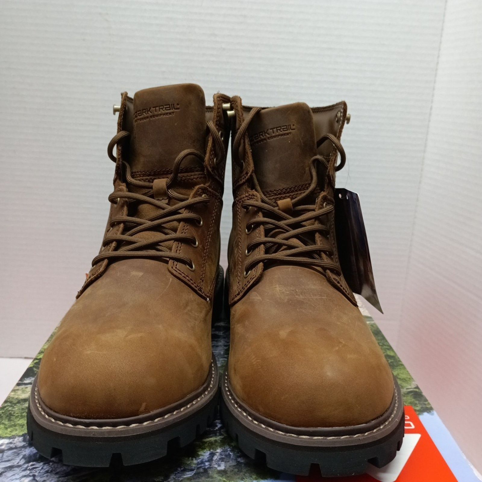 Other Ozark Trail Mens Mountain Hiking Boots Size 11 Brown Leather Size US 11 / EU 44 - 2 Thumbnail