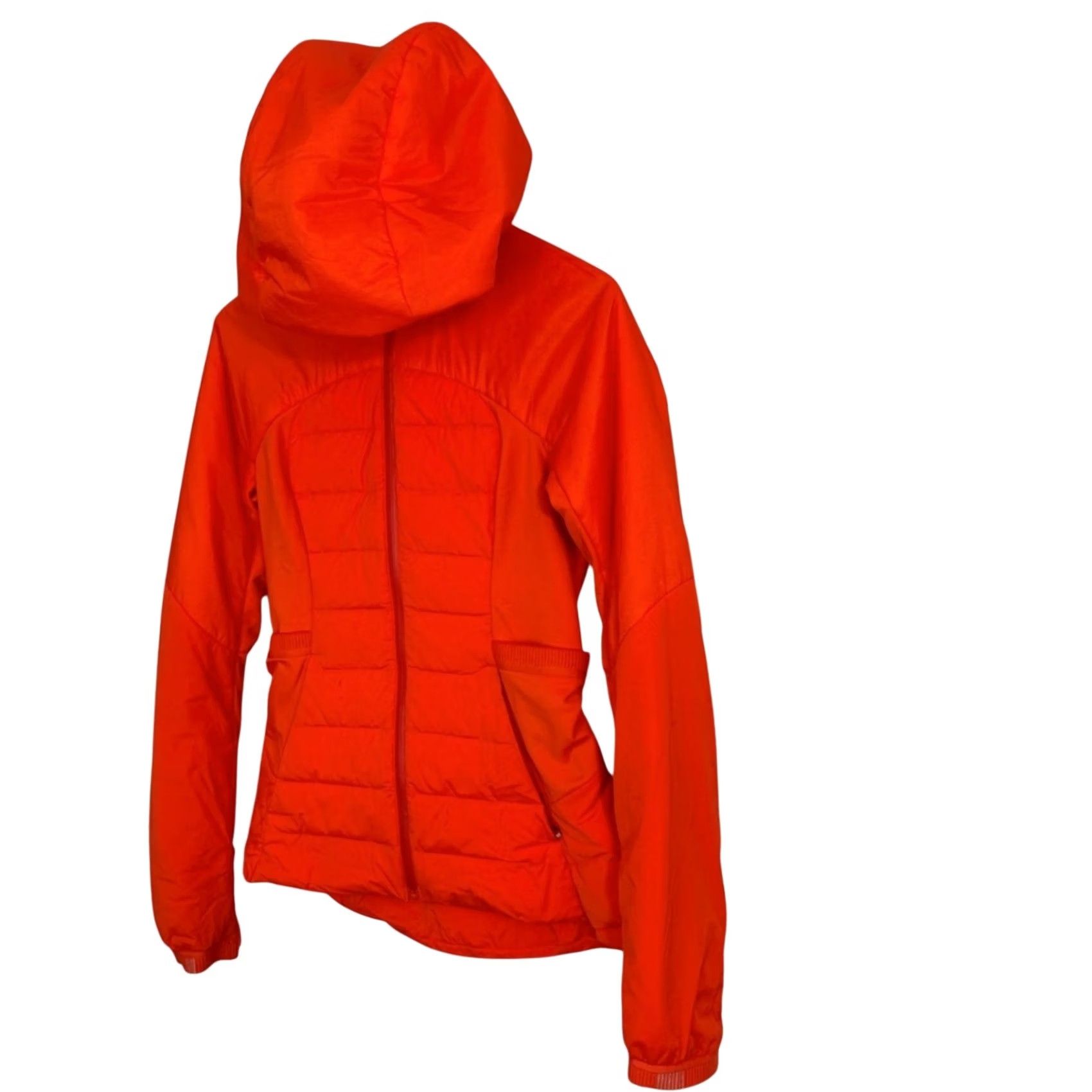 Lululemon Lululemon Down for It All Goose Puffer Jacket Size 4 Atomic Orange Women Jacket Puffer Size S / US 4 / IT 40 - 4 Thumbnail