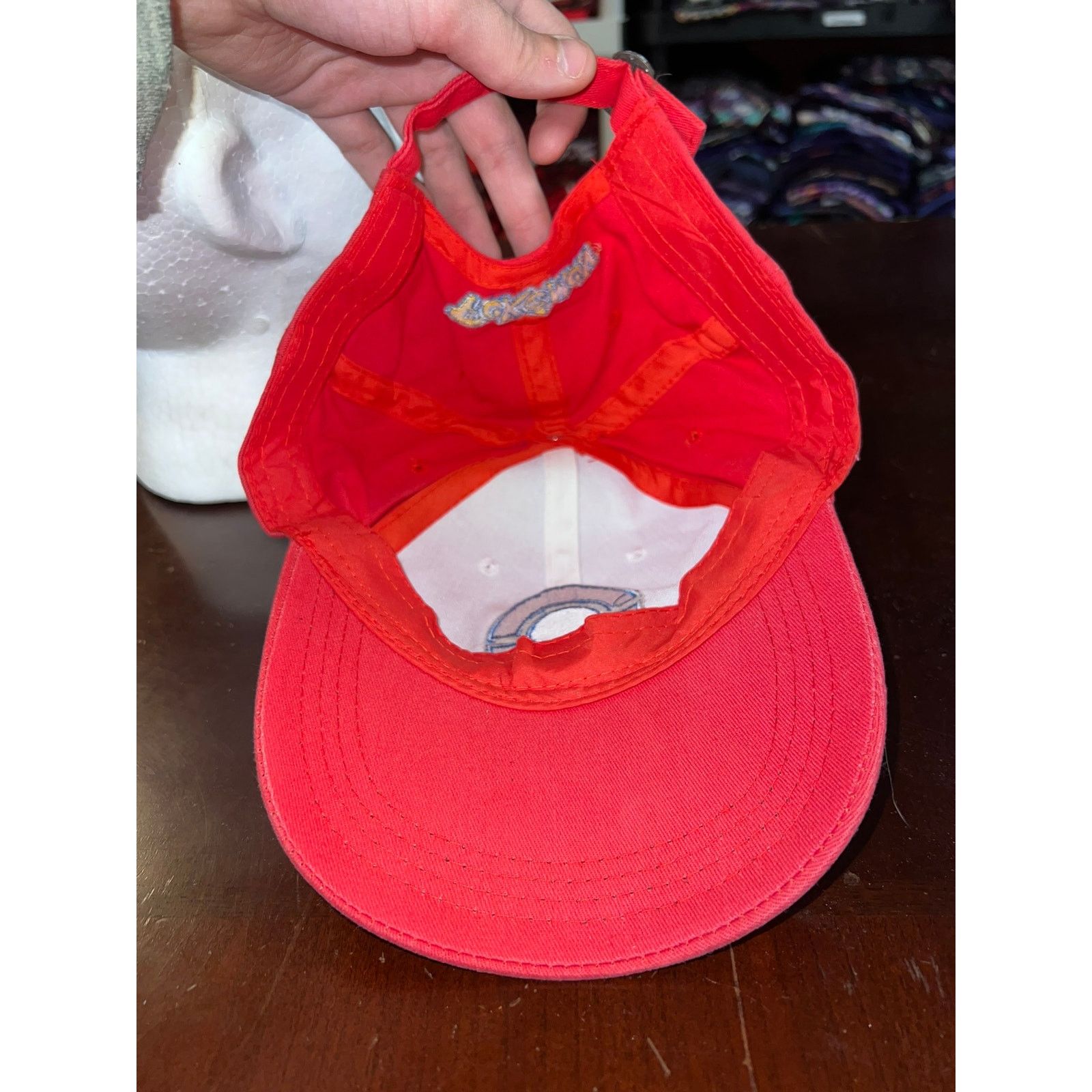 Vintage Pokemon Hat Logo Emblem White Red Cap Headwear Size ONE SIZE - 6 Thumbnail