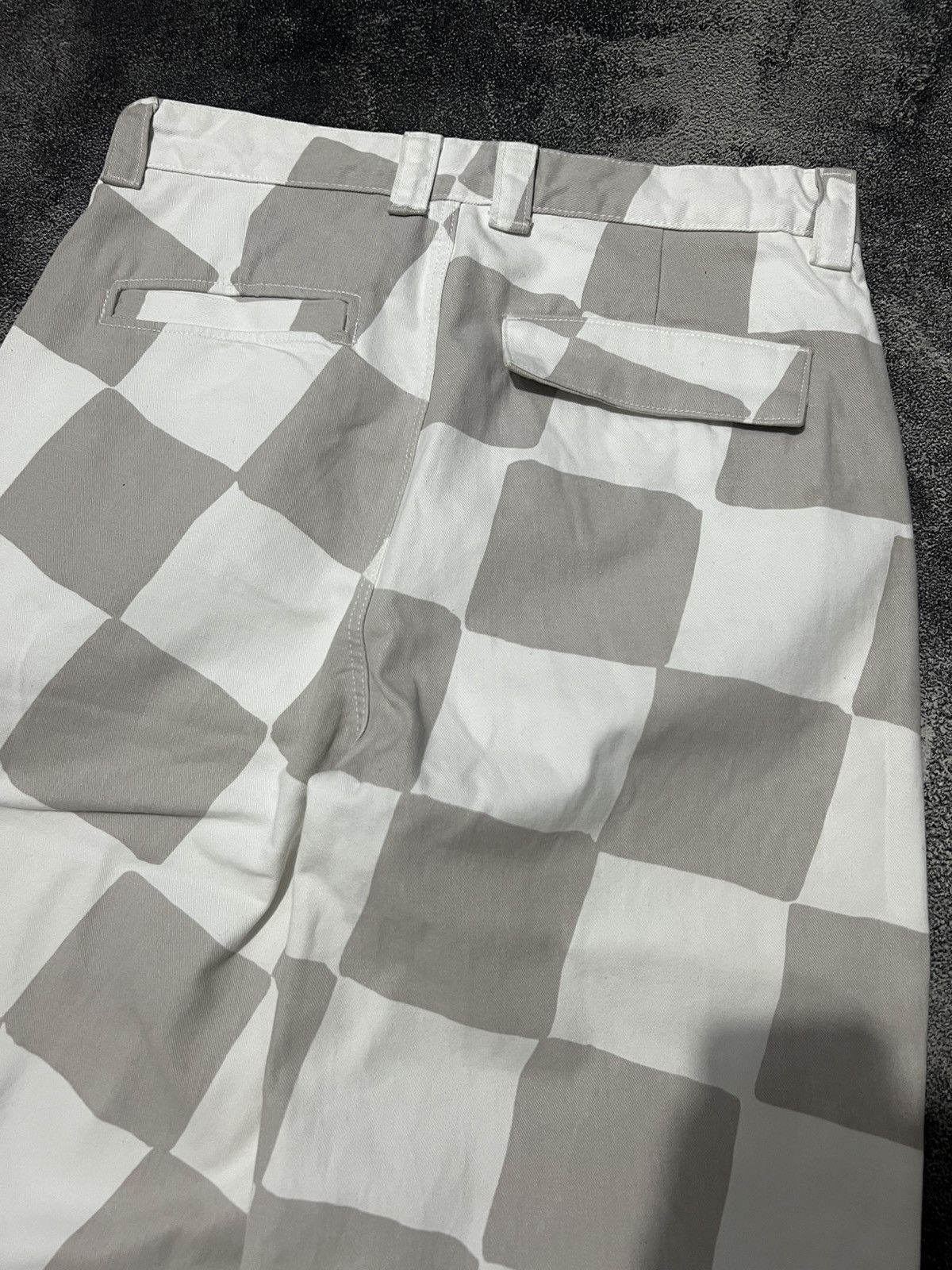 Kapital Baggy Checkered Cargo Pants Size US 33 - 8 Thumbnail